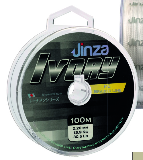 TRENZADO JINZA IVORY 0,20mm 100m 13,9kg