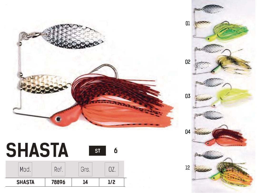 JINZA SPINNER BAIT SHASTA 14GR 01