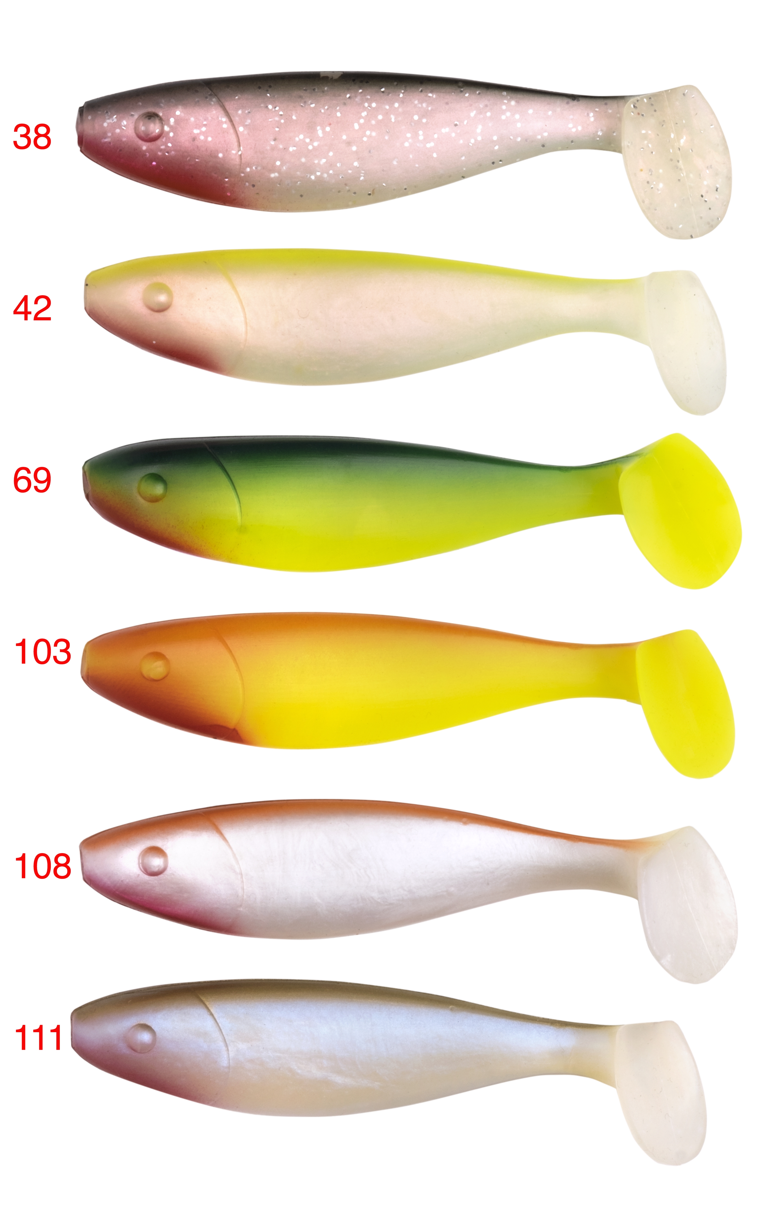 JINZA HAWK LEGEND SHAD 10 038 4PCS