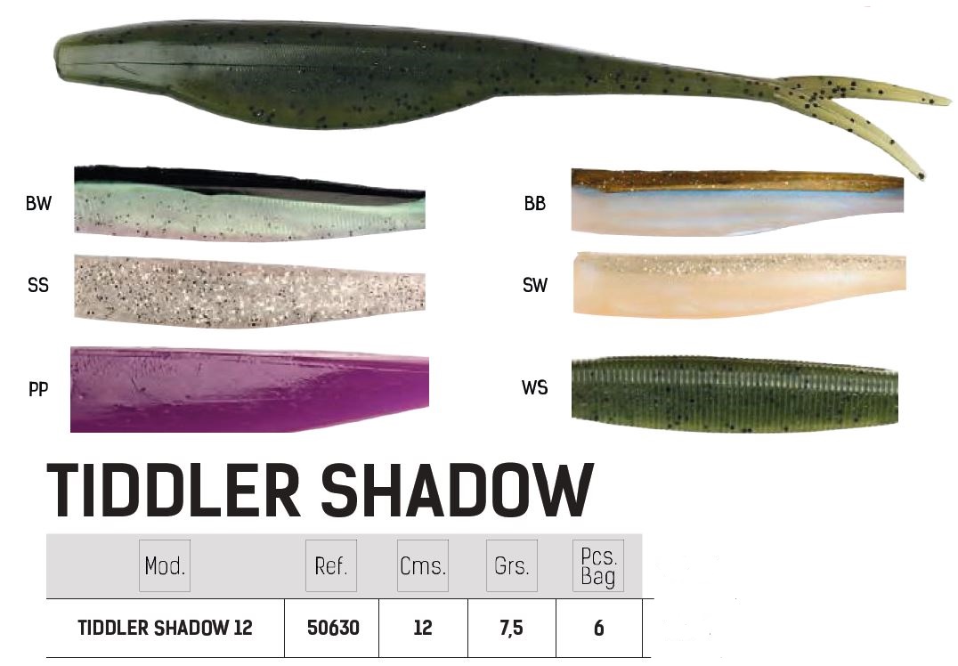 JINZA HAWK TIDDLER SHADOW 12 BB 6PCS