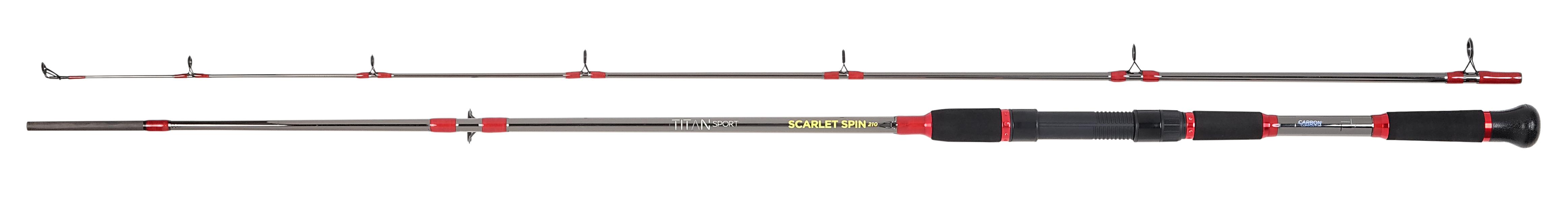 CAÑA GRAUVELL TITAN SPORT SCARLET SPIN 210 10-30gr