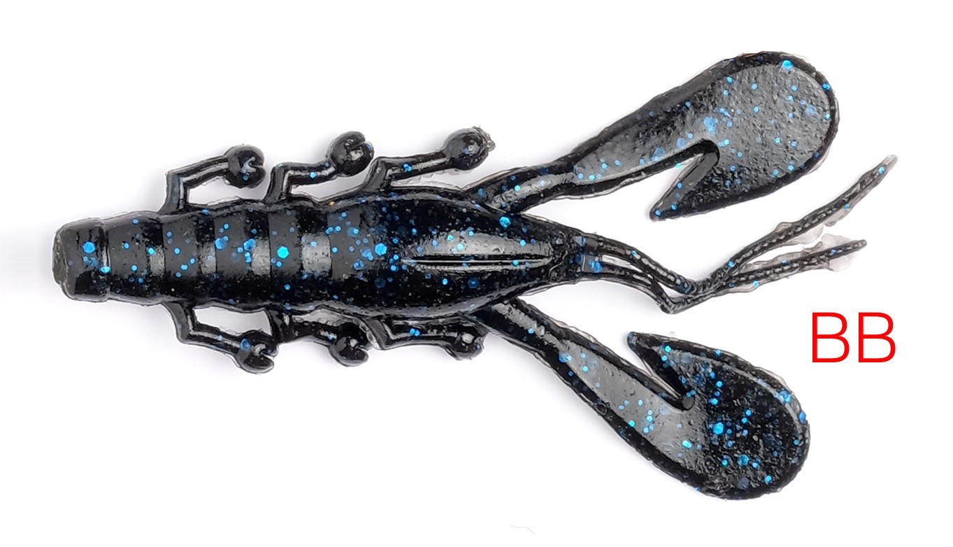 VINILO JINZA HAWK ALQUEVA CRAW 8 BB (7 unidades) Black Blue