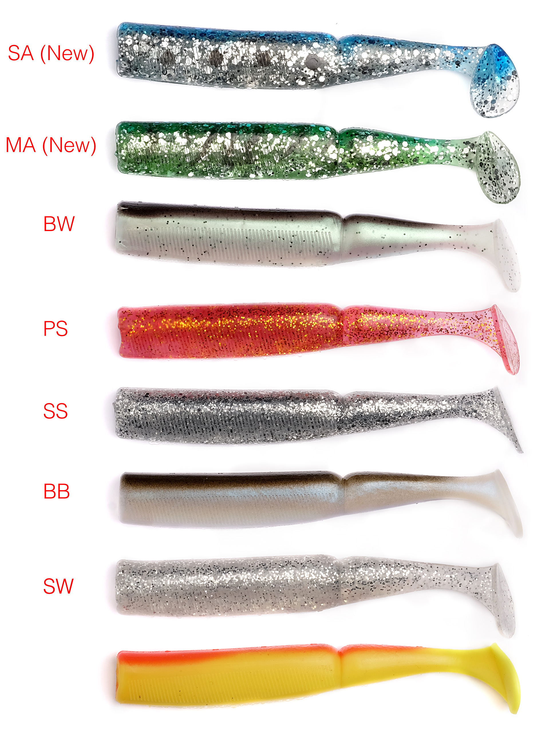 JINZA SEAGULL RIDER DRAGON SHAD 8 MA (6 unidades)