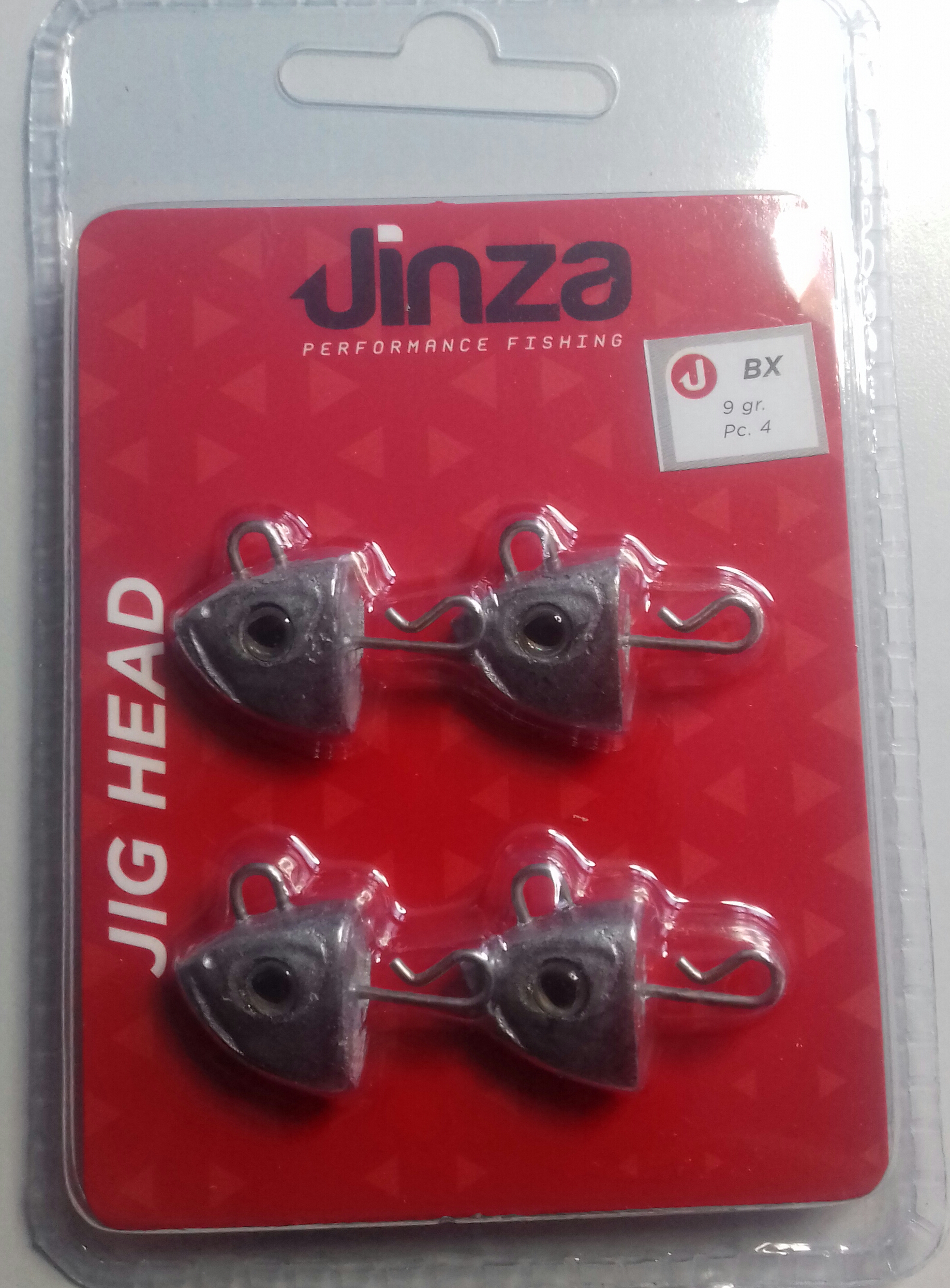 JIG HEAD JINZA BX 9GRS BLISTER 4