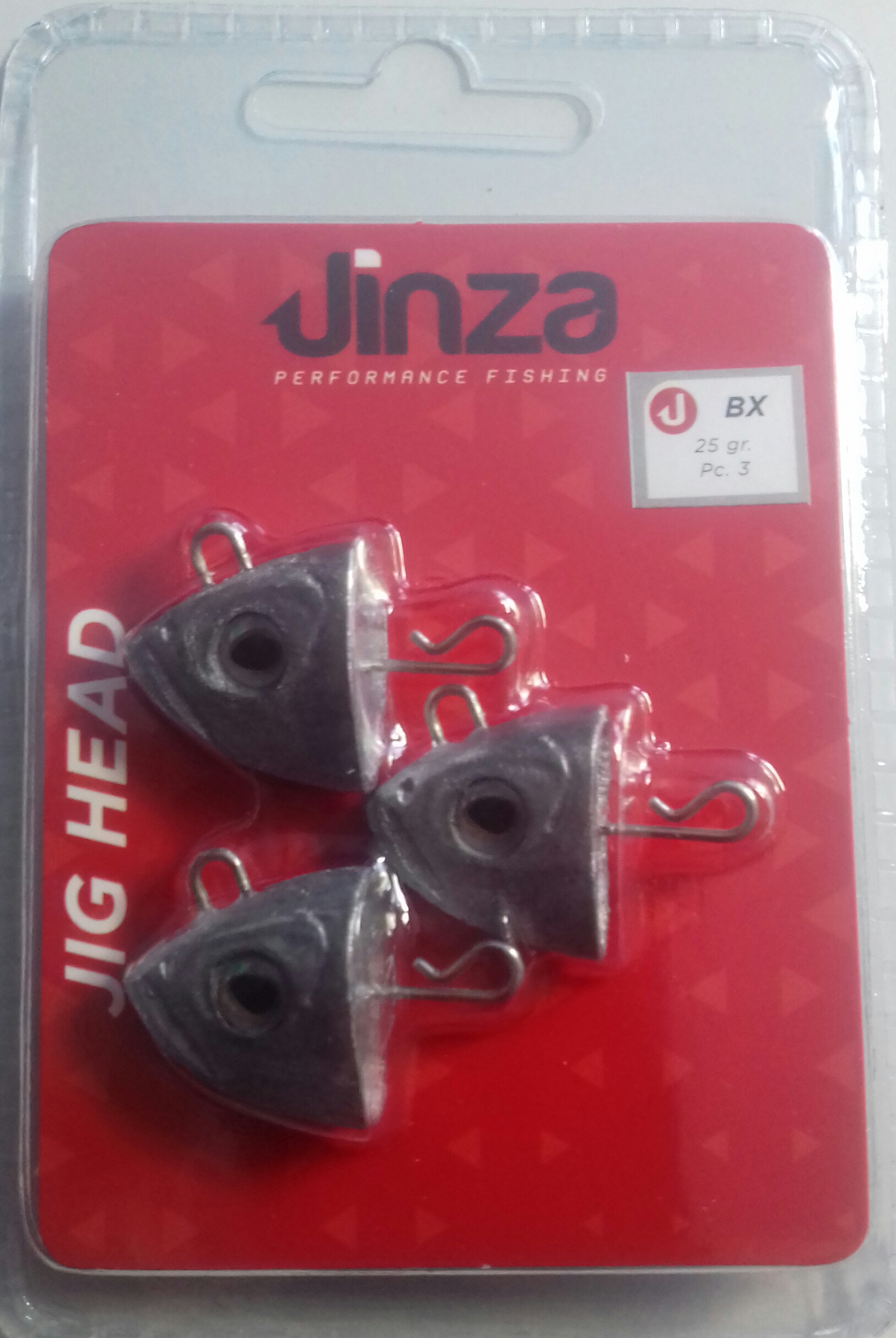 JIG HEAD JINZA BX 25GRS BLISTER 3