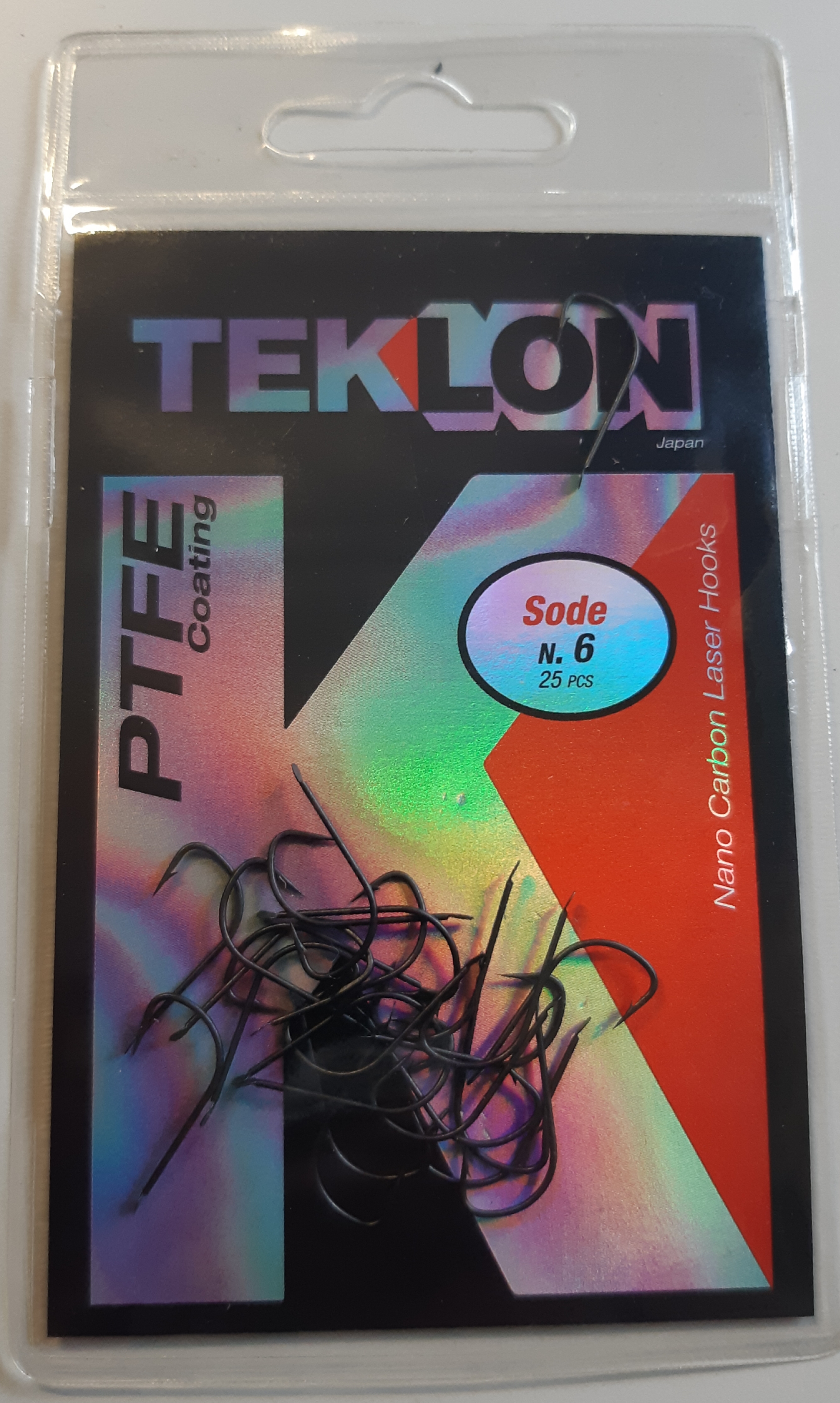 ANZUELO TEKLON PTFE SODE 6 (25 unidades)