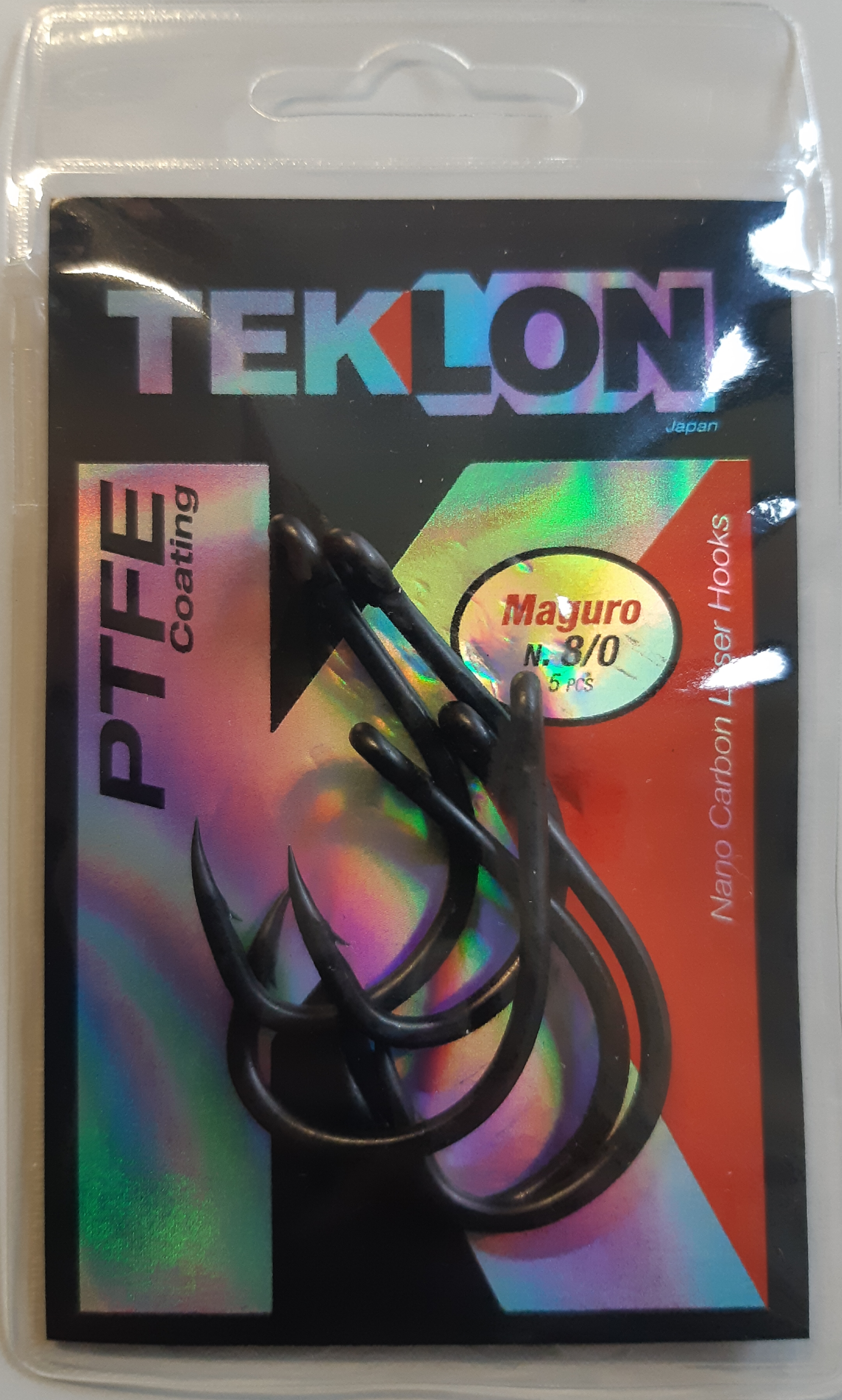 ANZUELO TEKLON PTFE MAGURO 8/0 (5 unidades)