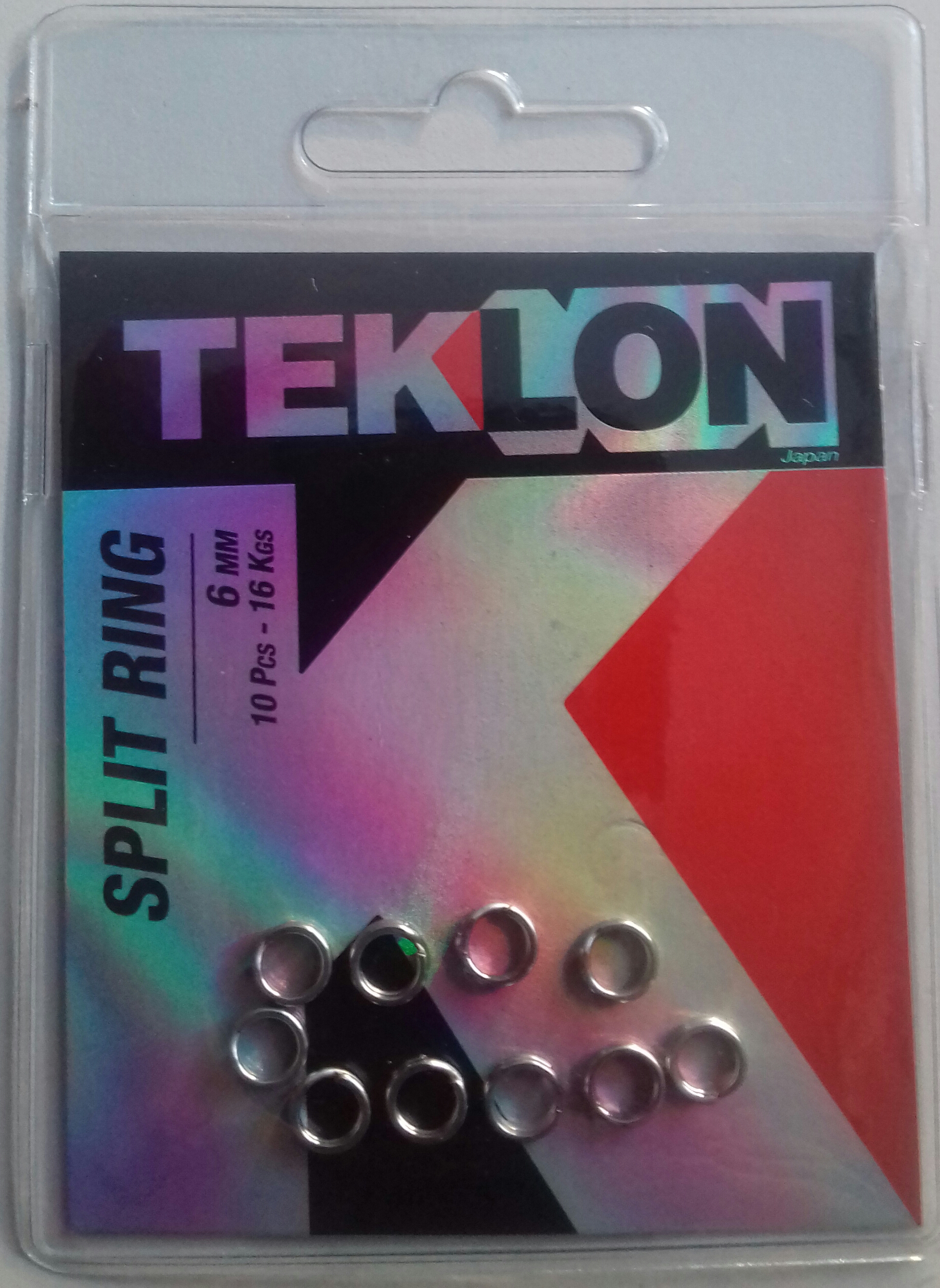 LLAVERITO TEKLON SPLIT RING 6 MM (10 unidades)