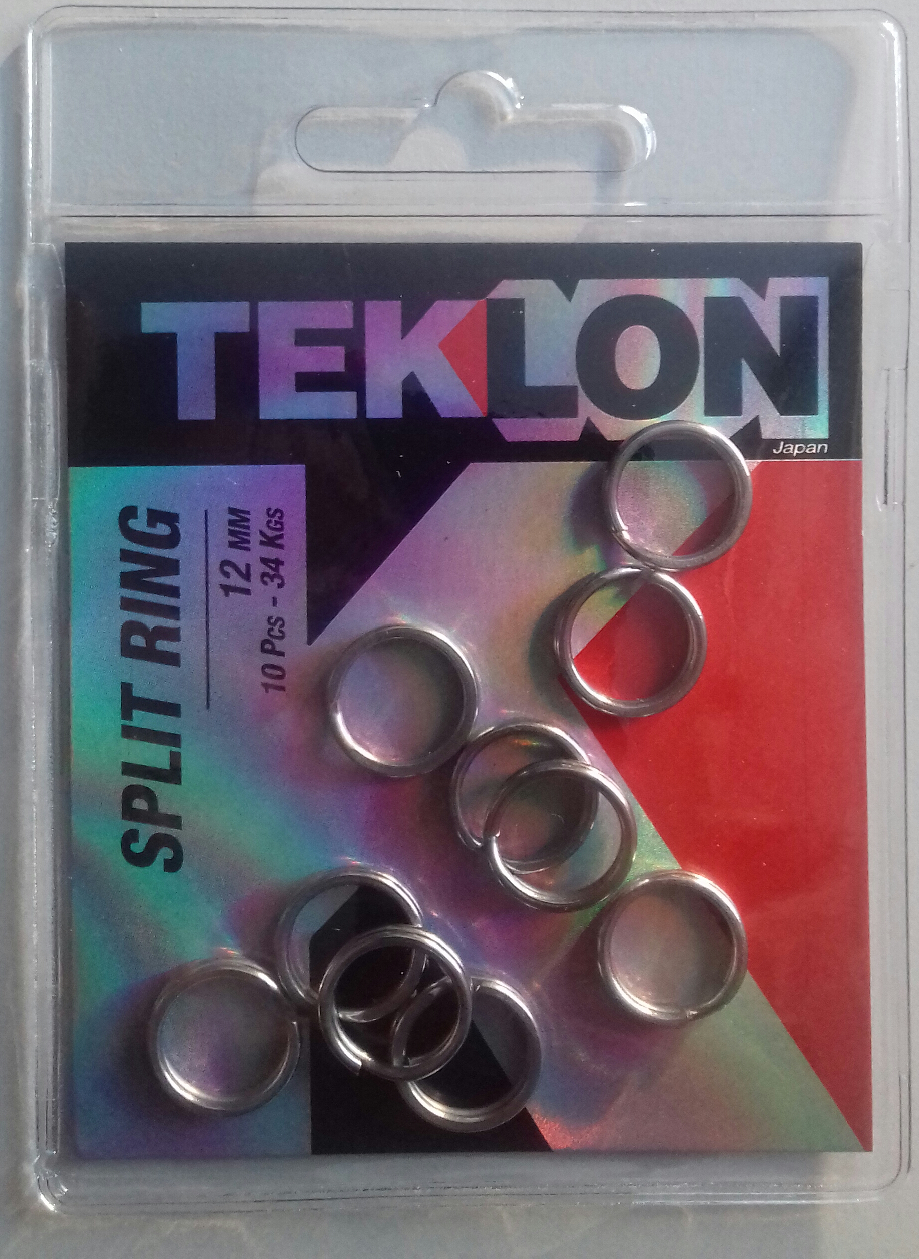 LLAVERITO TEKLON SPLIT RING 12 MM (10 unidades)