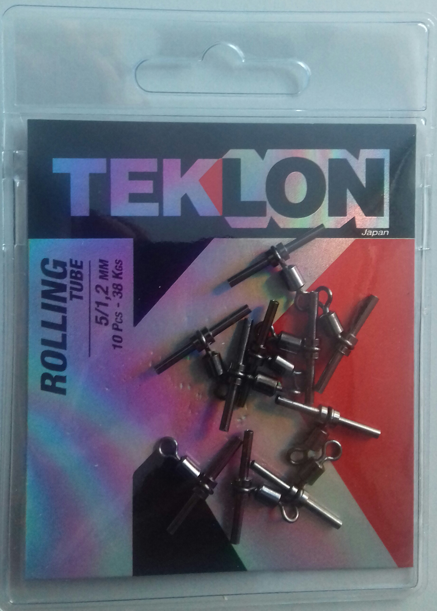 EMERILLON TEKLON  ROLLING TUBE 5/1,2 MM (10 unidades)