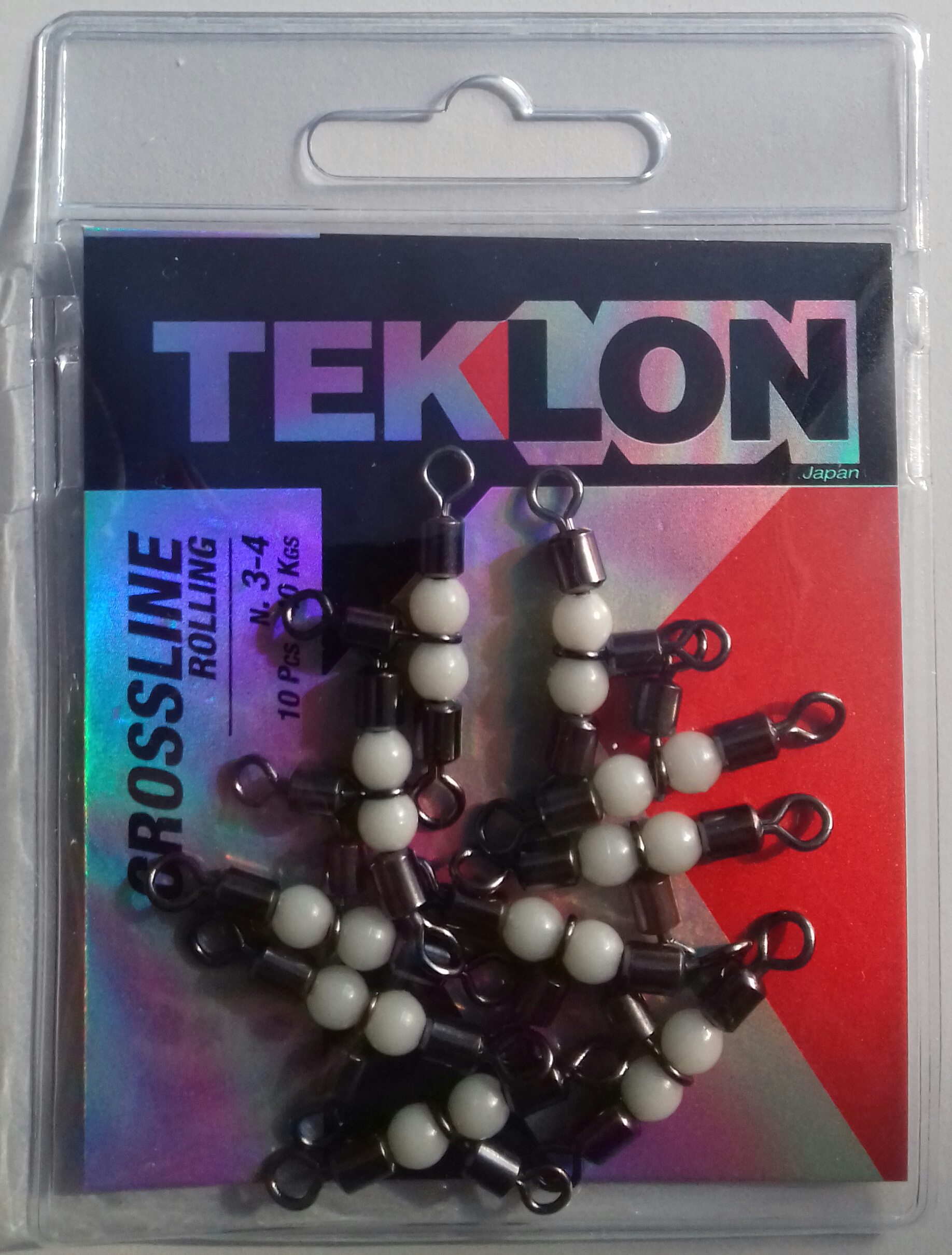 EMERILLON TEKLON CROSSLINE ROLLING 3*4 (10 unidades)