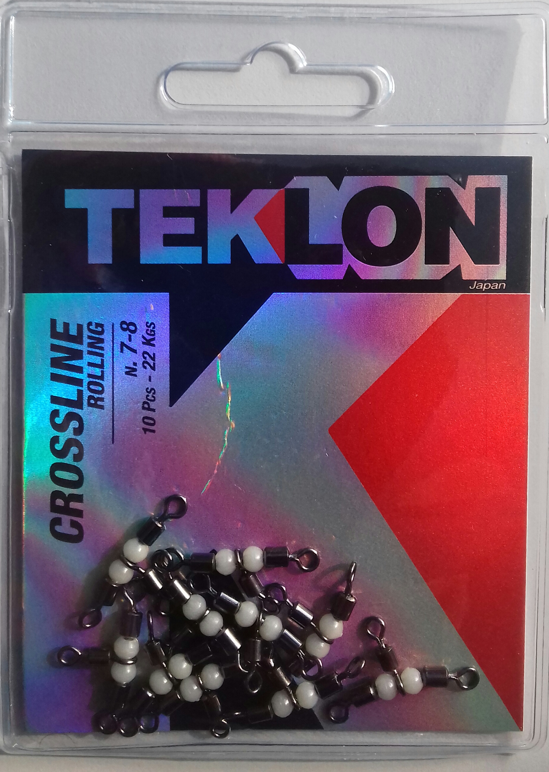 EMERILLON TEKLON CROSSLINE ROLLING 7*8 (10 unidades)