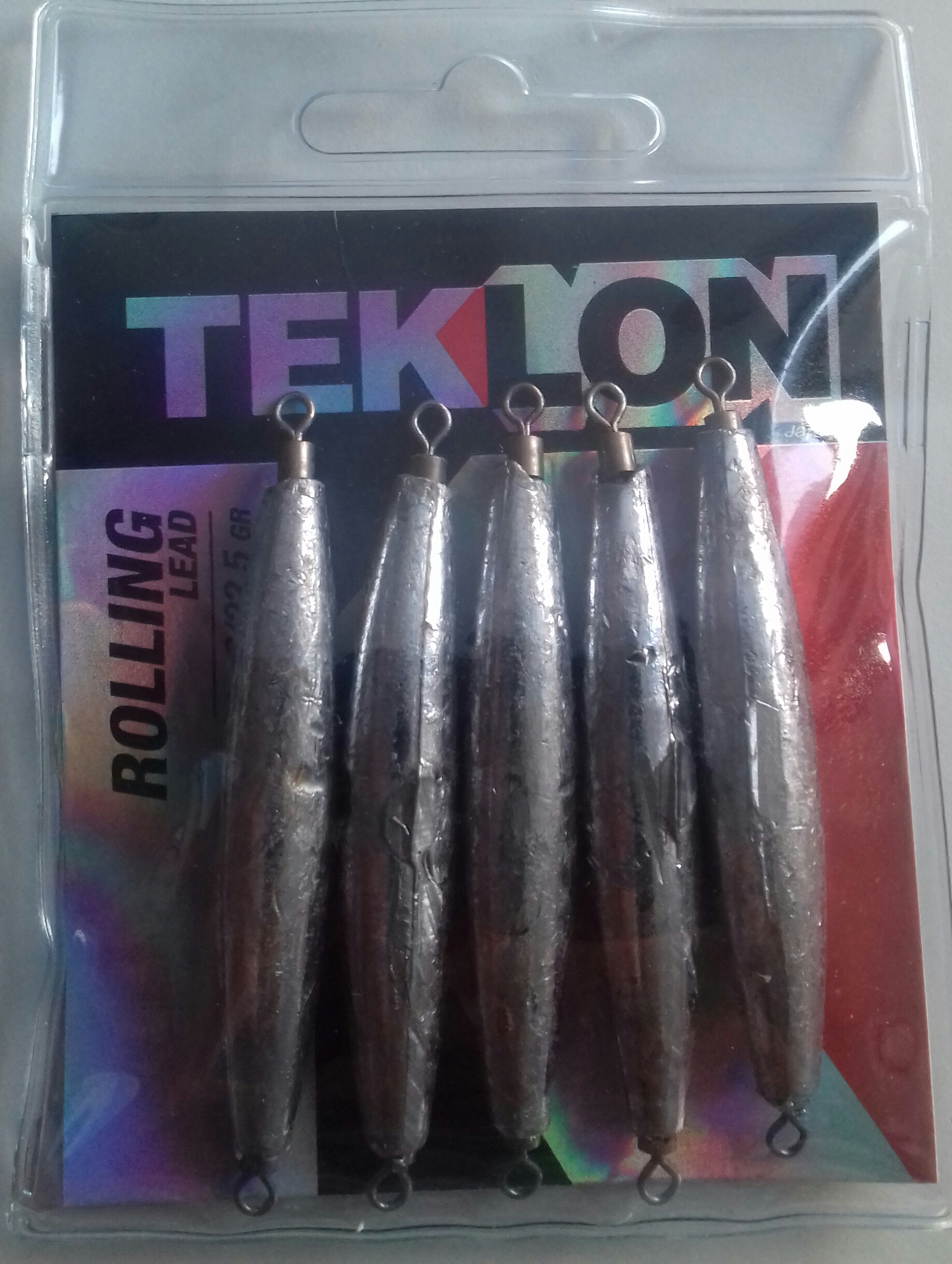 EMERILLON TEKLON ROLLING W/ LEAD 6/22.5 GR (5 unidades)