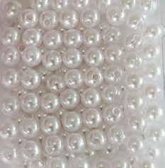 BEADS ROUNDS PEARL TALLA L (100u)