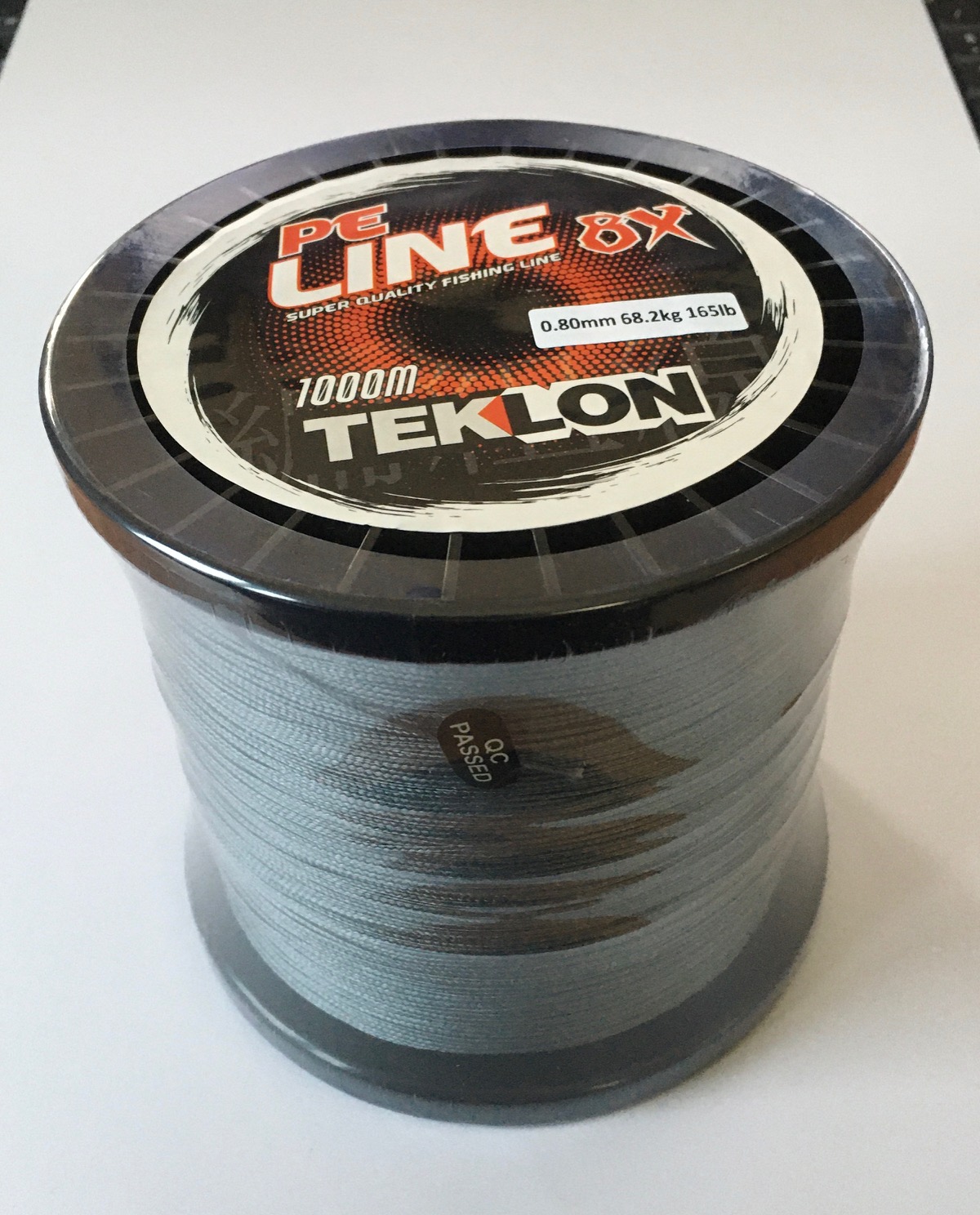 TEKLON PE 8X LIGHT GREY 1000 mts 0,80 mm 58.20kg 165lb