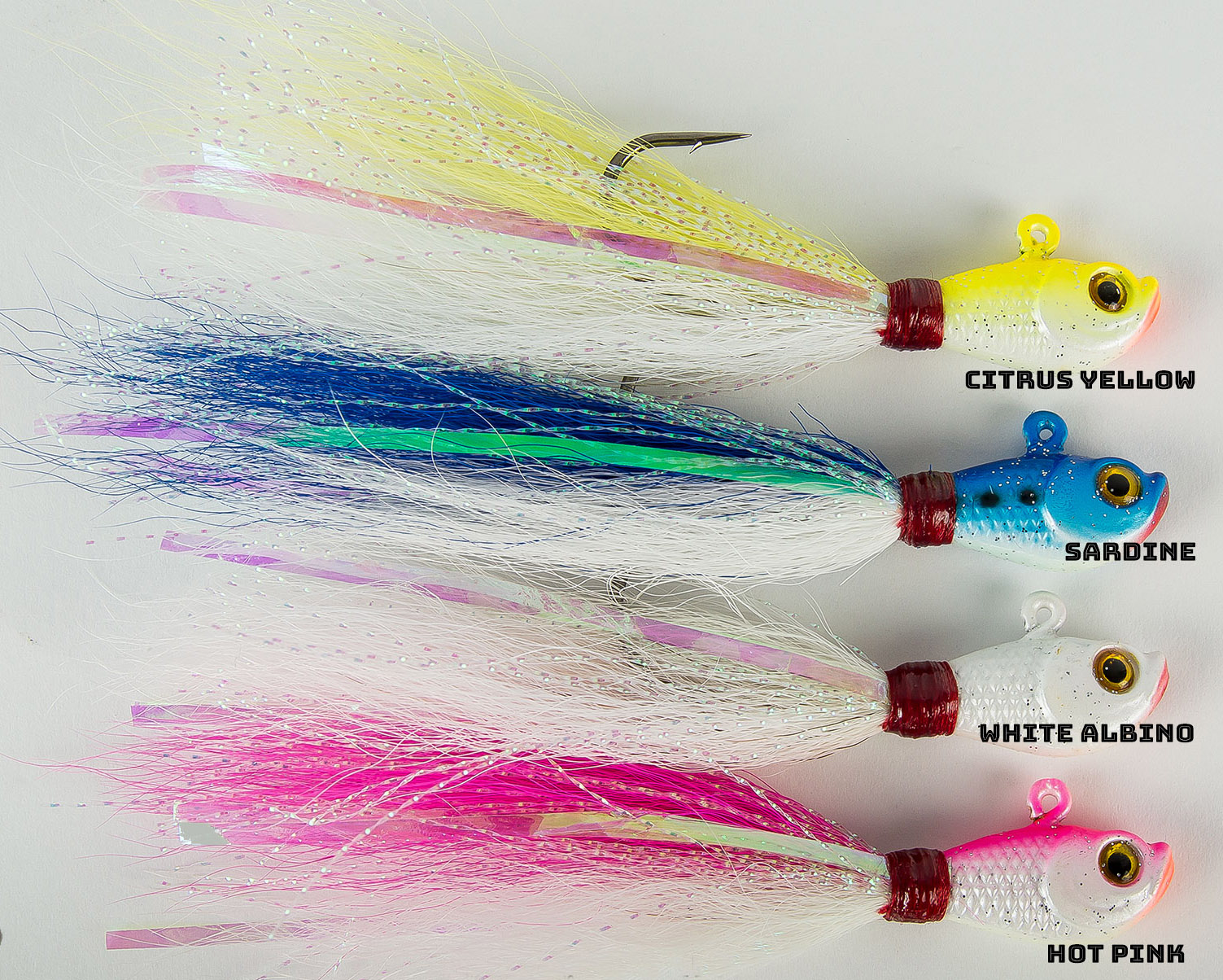 JINZA BUCKTAIL 14 GR HOT PINK by jurela's jigs