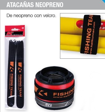ATACAÑAS NEOPRENO KALI KUNNAN (BOLSA DE 2 UNIDADES)