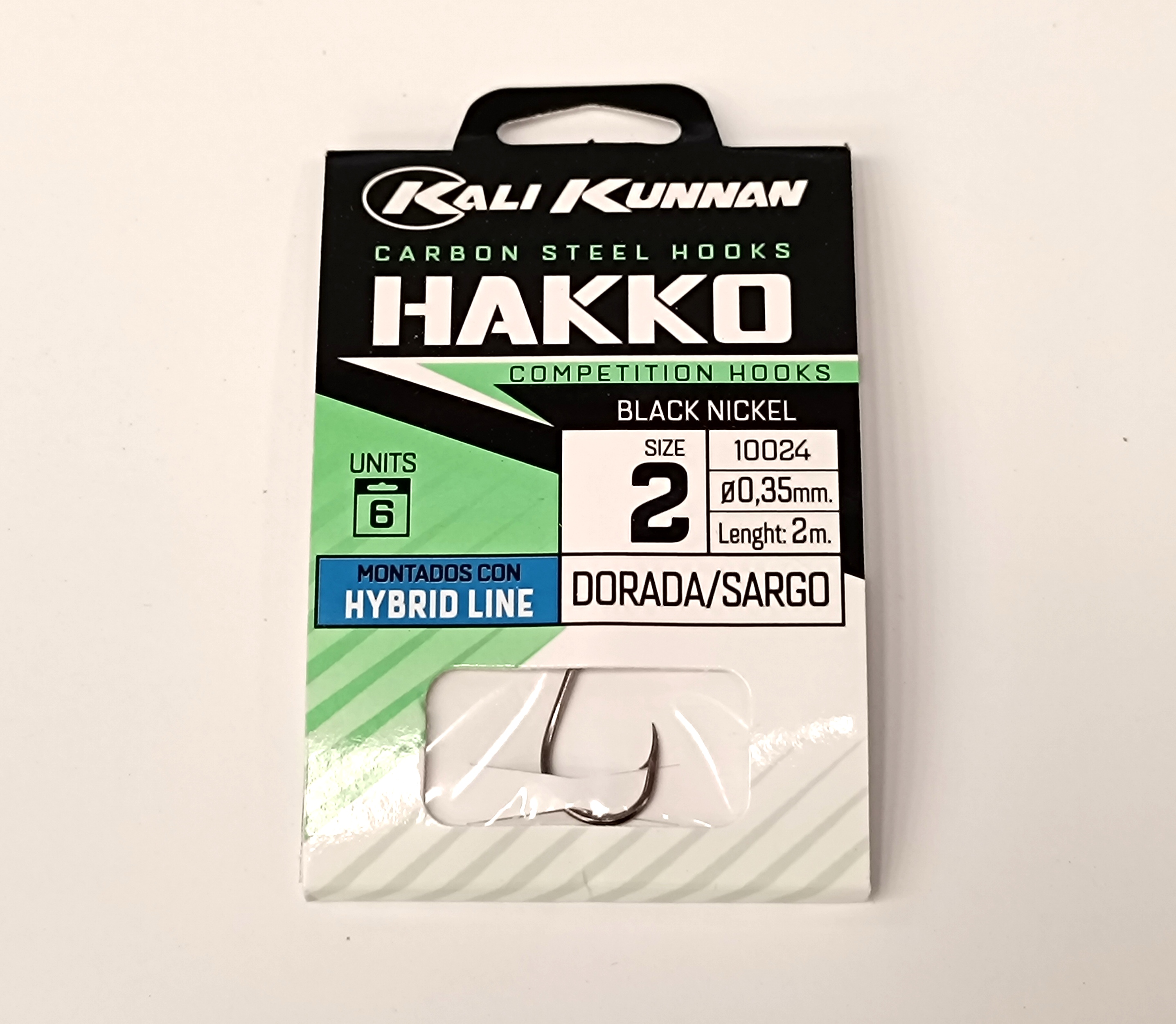 ANZUELO MONTADO KALI KUNNAN HAKKO 10024BN 2 DORADA/SARGO (6 unidades)