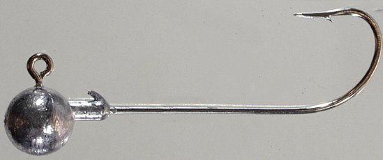 CABEZA JIG SIN PINTAR 40mm 8gr (5 unidades)