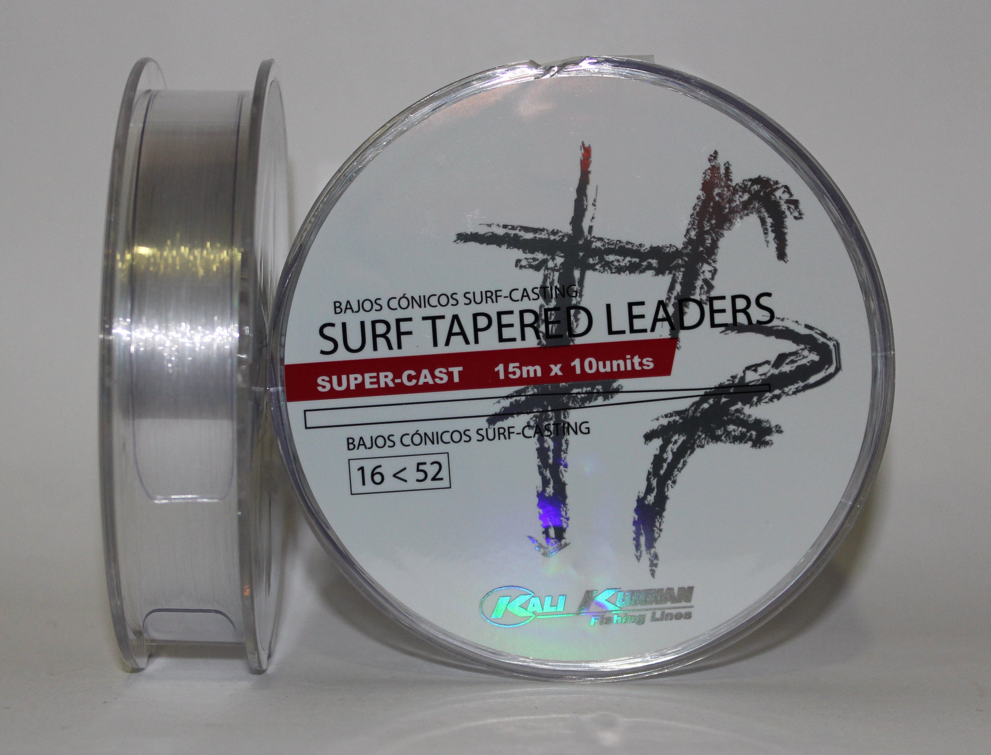 COLA SURF CASTING KALI KUNNAN Ø16-52 TRANSPARENTE (10un)