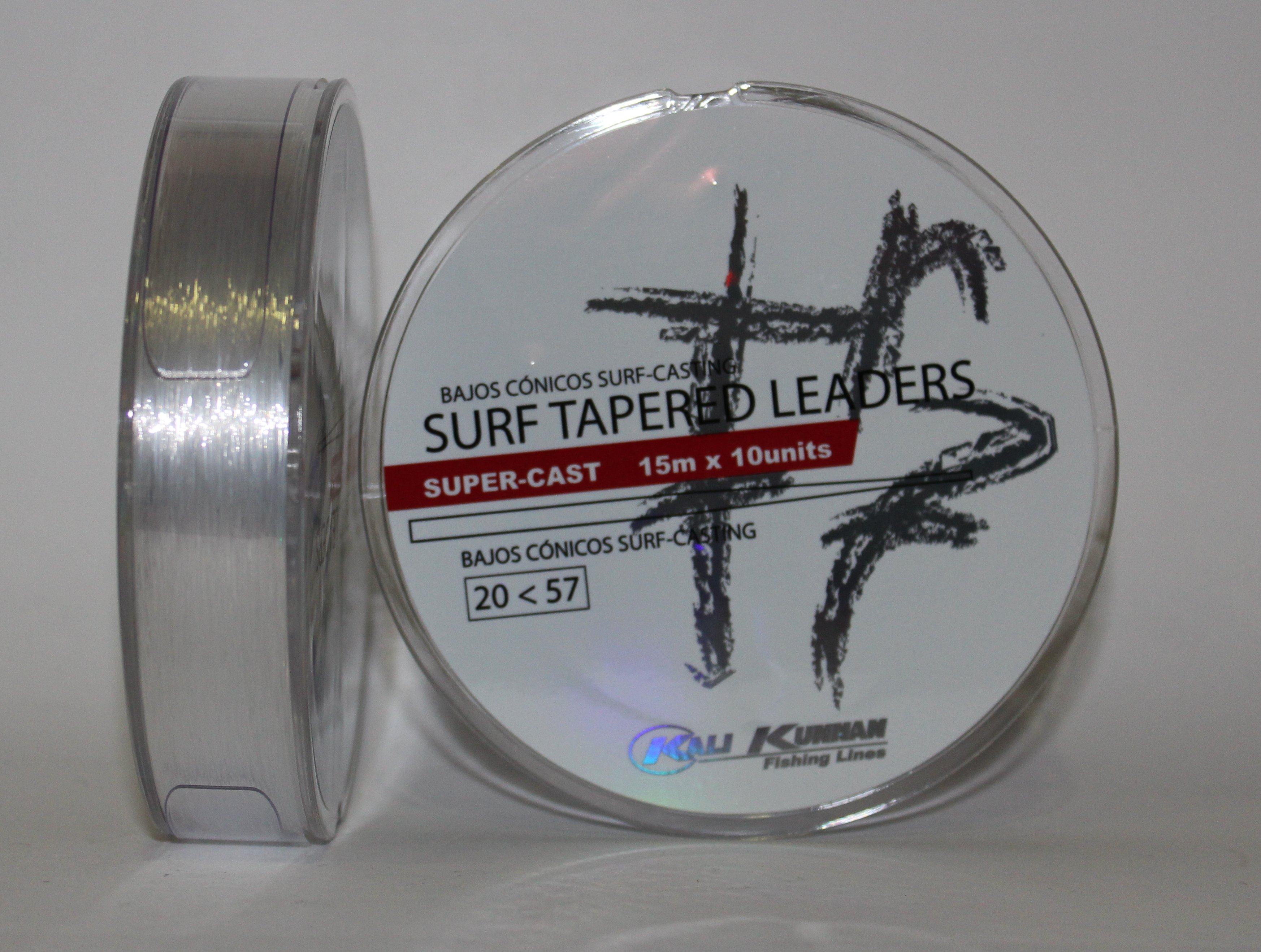 COLA SURF CASTING KALI KUNNAN Ø20-57 TRANSPARENTE (10un)
