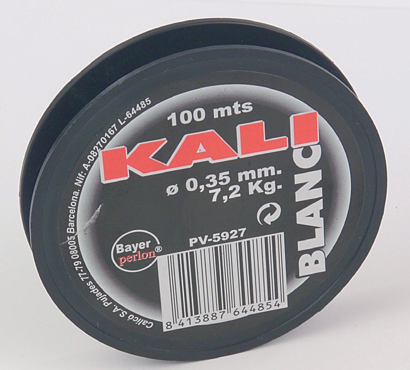 HILO NYLON KALI BLANC 100m 0,35mm 7,2Kg