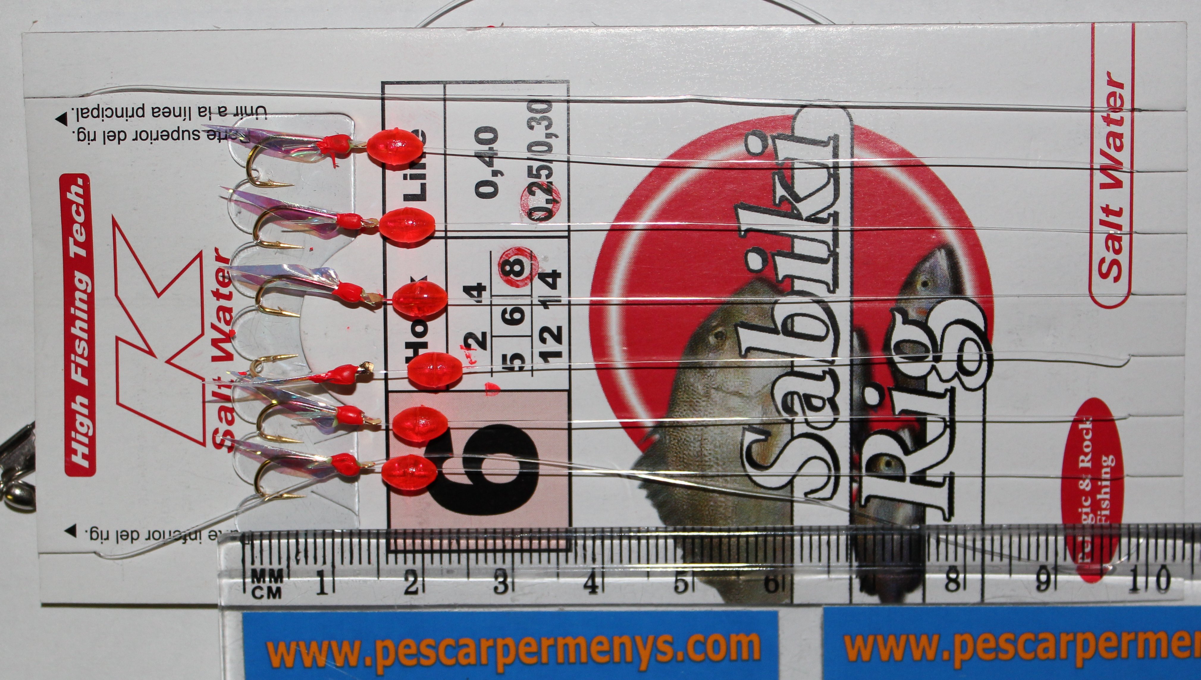 SABIKI - BAJO MAR KALI RIG SKIN FISH 6Anz.8