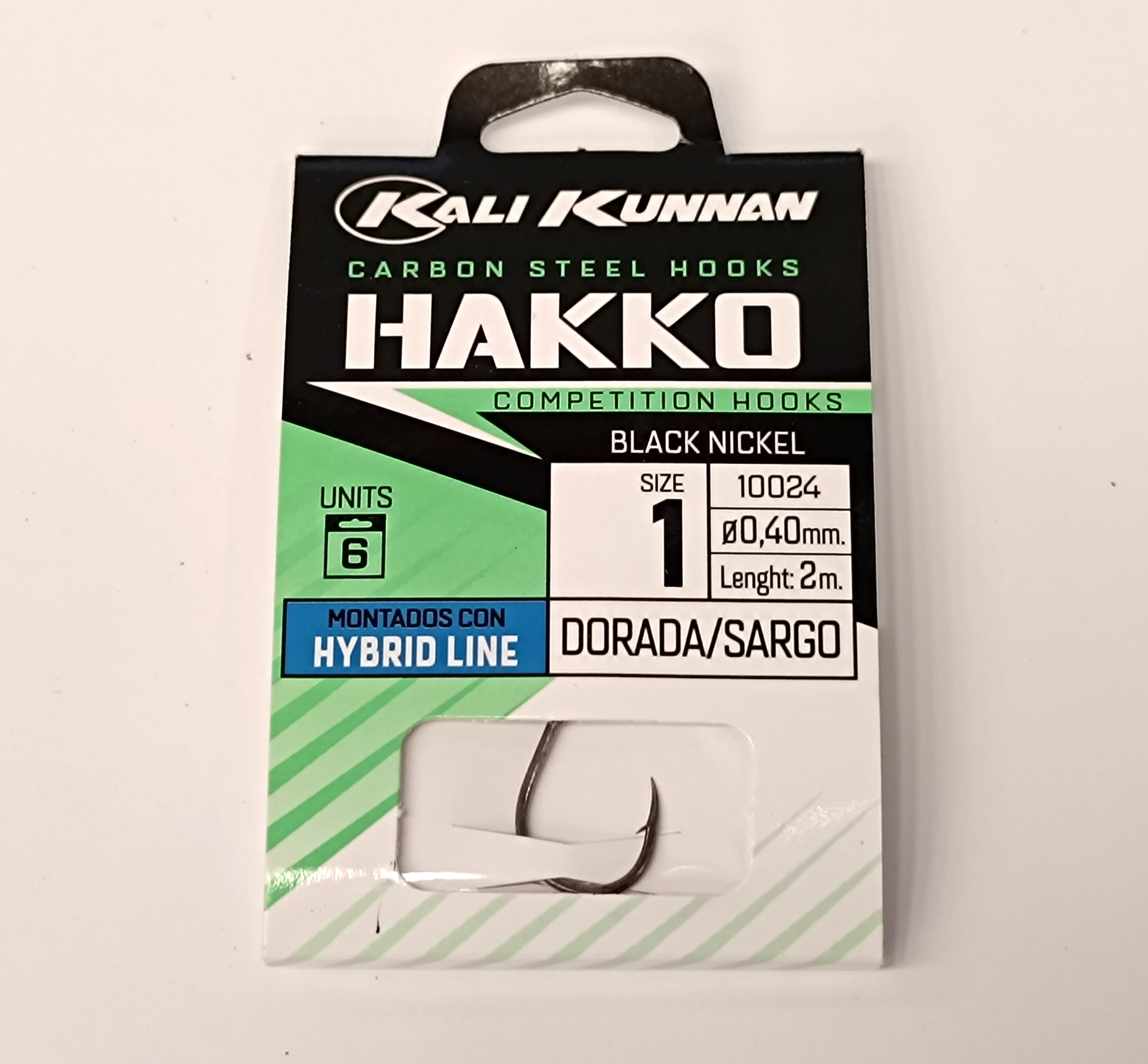 ANZUELO MONTADO KALI KUNNAN HAKKO 10024BN 1 DORADA/SARGO (6 unidades)