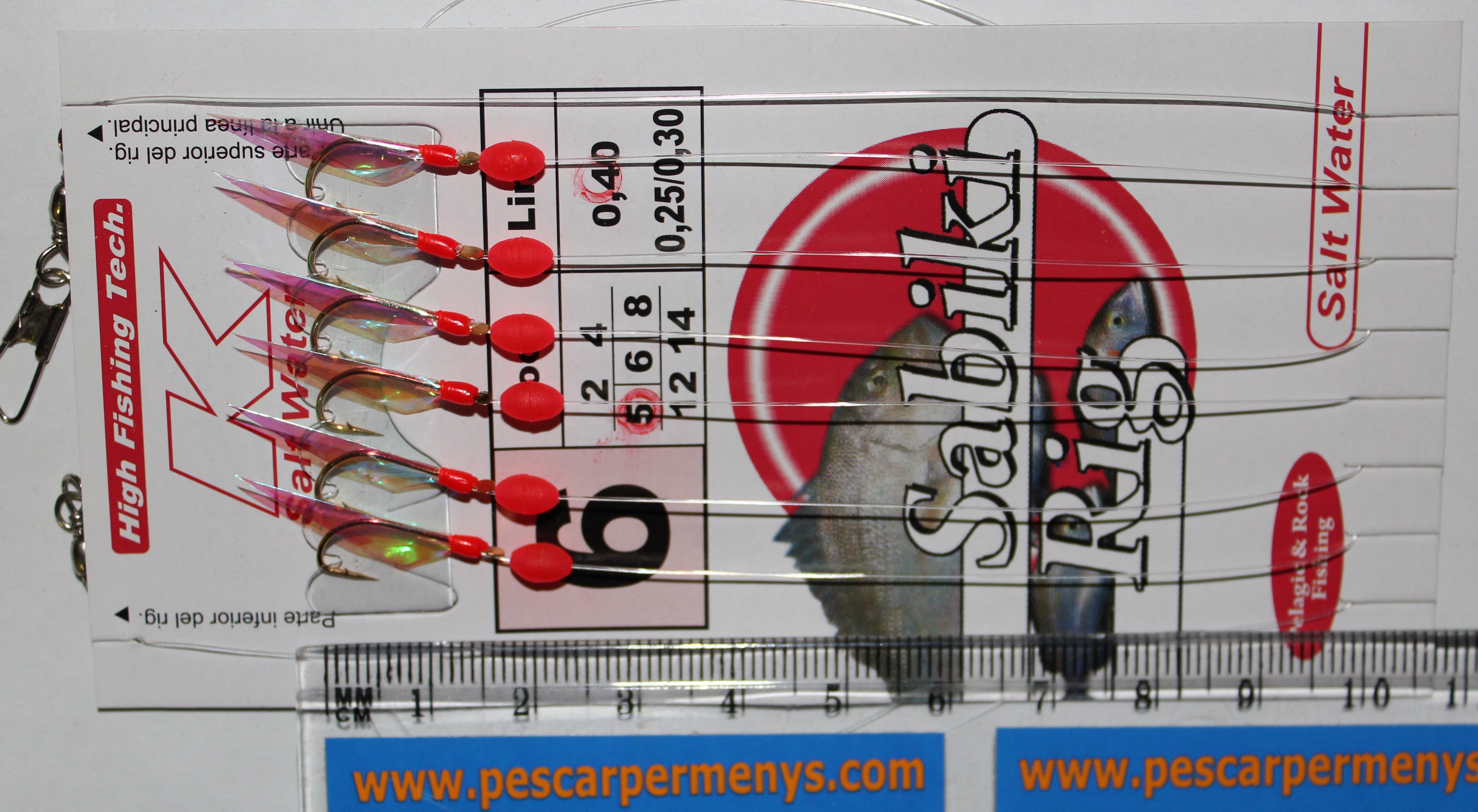 SABIKI - BAJO MAR KALI RIG SKIN FISH 6Anz.5