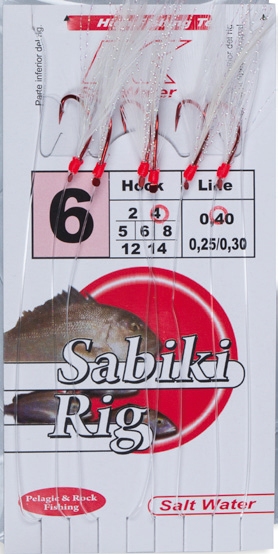 SABIKI - BAJO MAR KALI SQ-6047 6a.2 RED