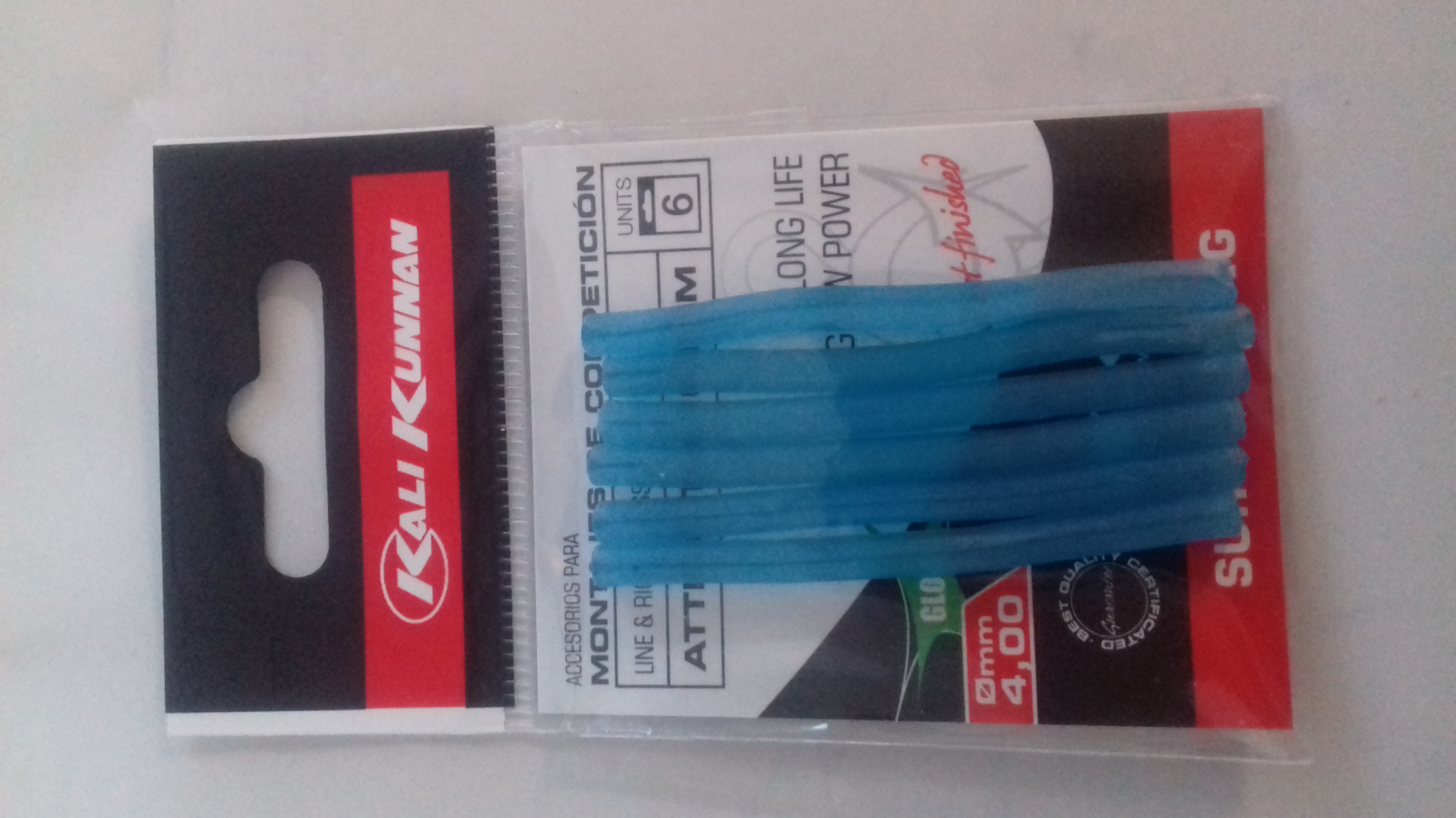 KALI KUNNAN ATTRACTOR 60mm GLOW-BLUE (6 unidades)