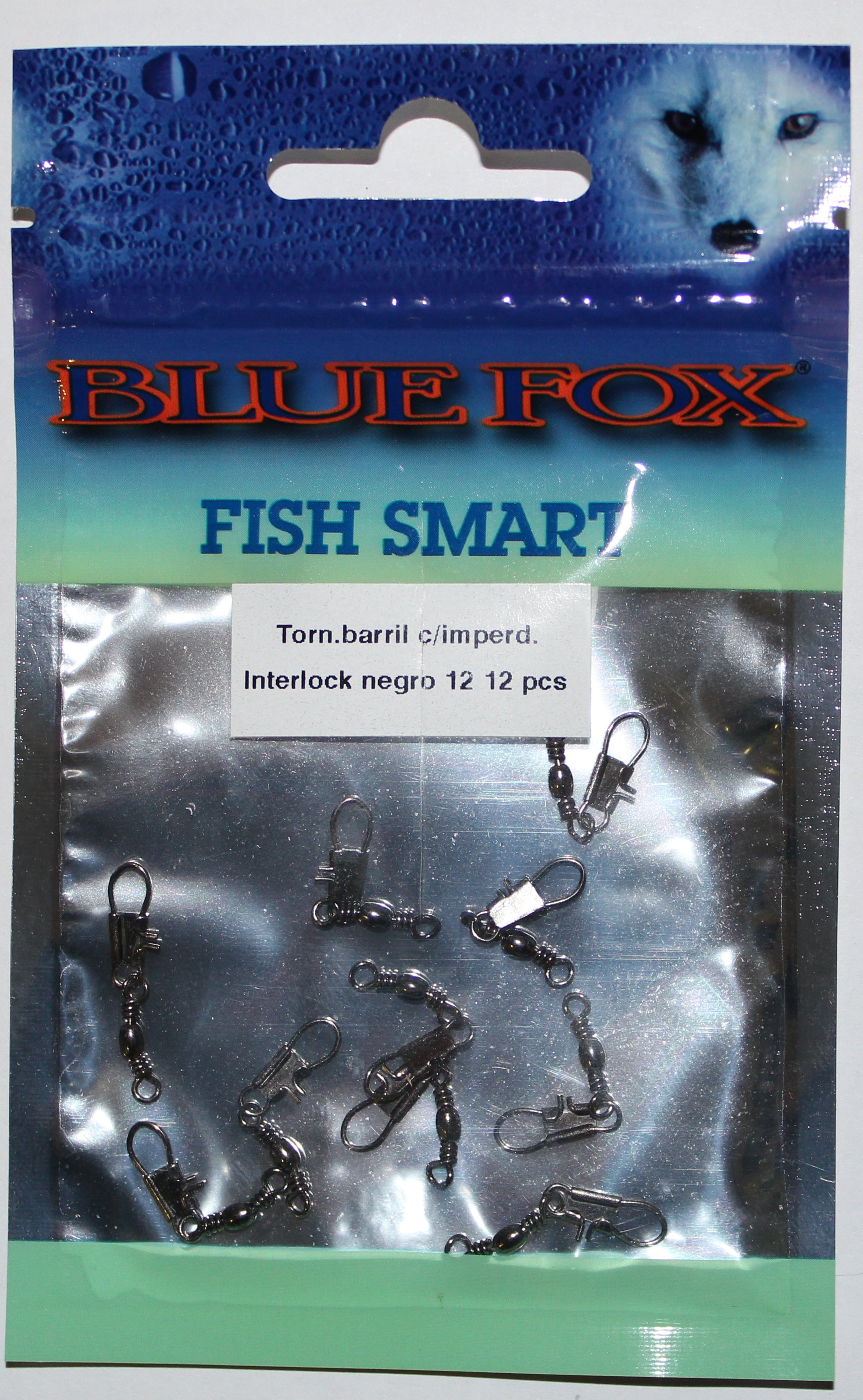 EMERILLON TORNIQUETE BARRIL CON IMPERDIBLE 12 (12u