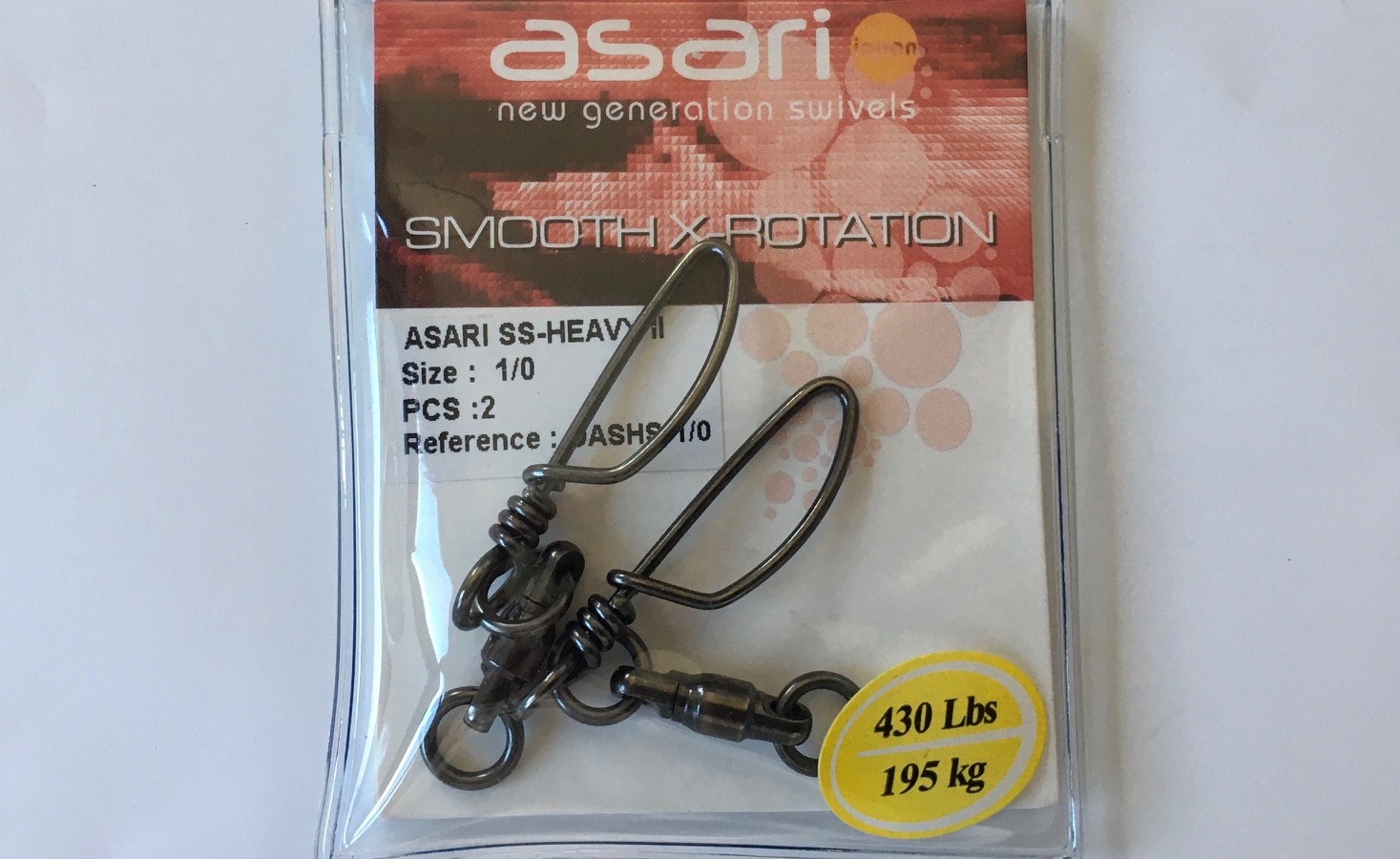 EMERILLON ASARI SS-HEAVY II N.1/0 (2 unidades) 430LB