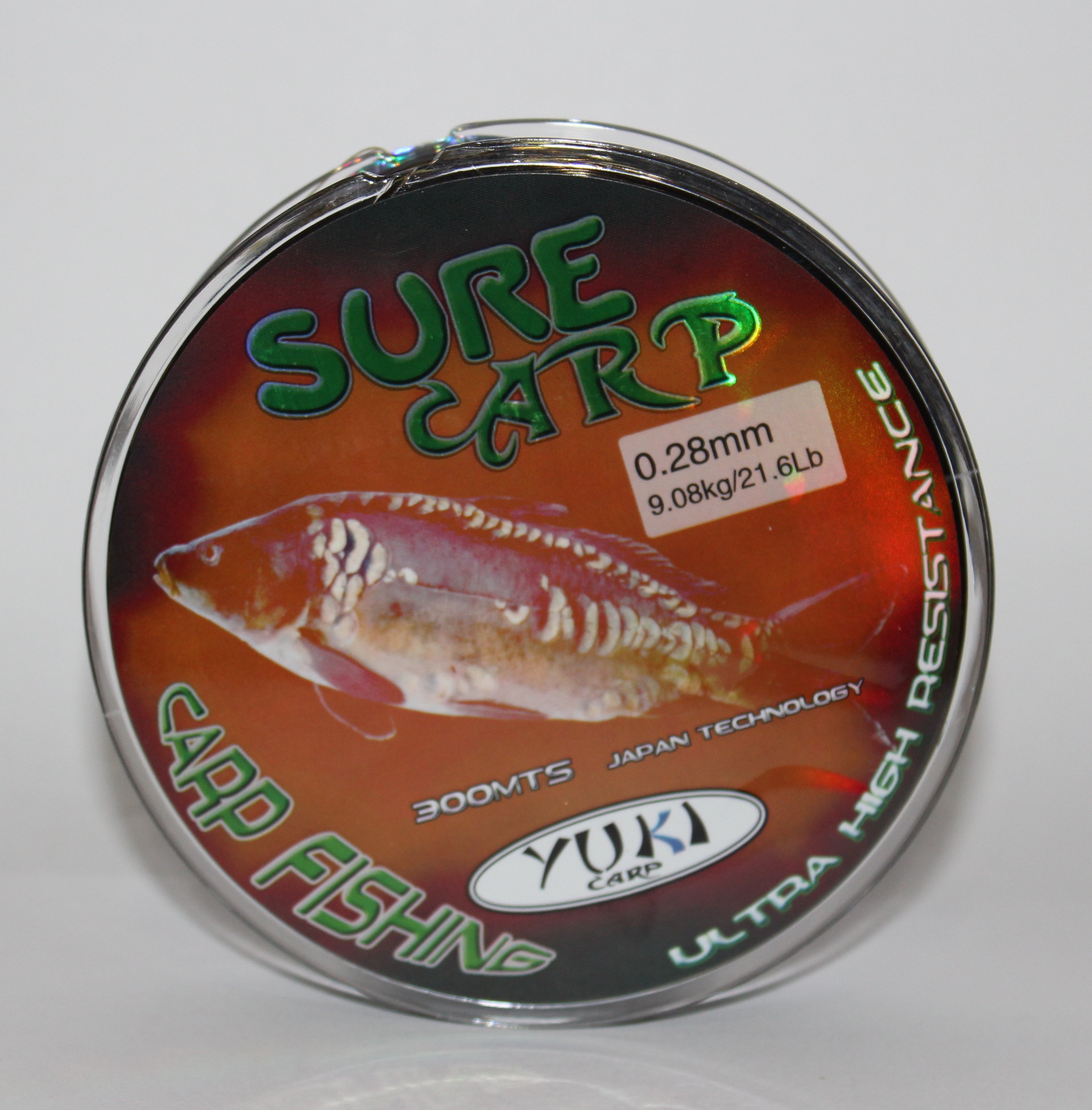 NYLON SURE CARP 0.28 300MT 9.08kg