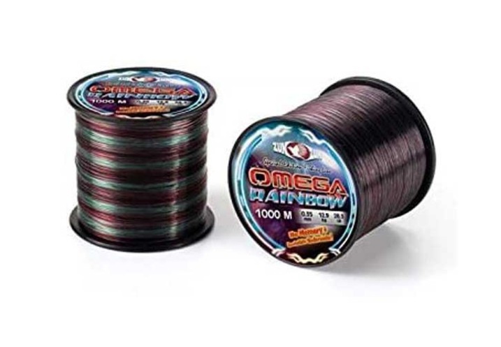 ZUNZUN - MONOFILAMENTO OMEGA RAINBOW 1000m 0.25mm 7.1kg (MULTICOLOR)