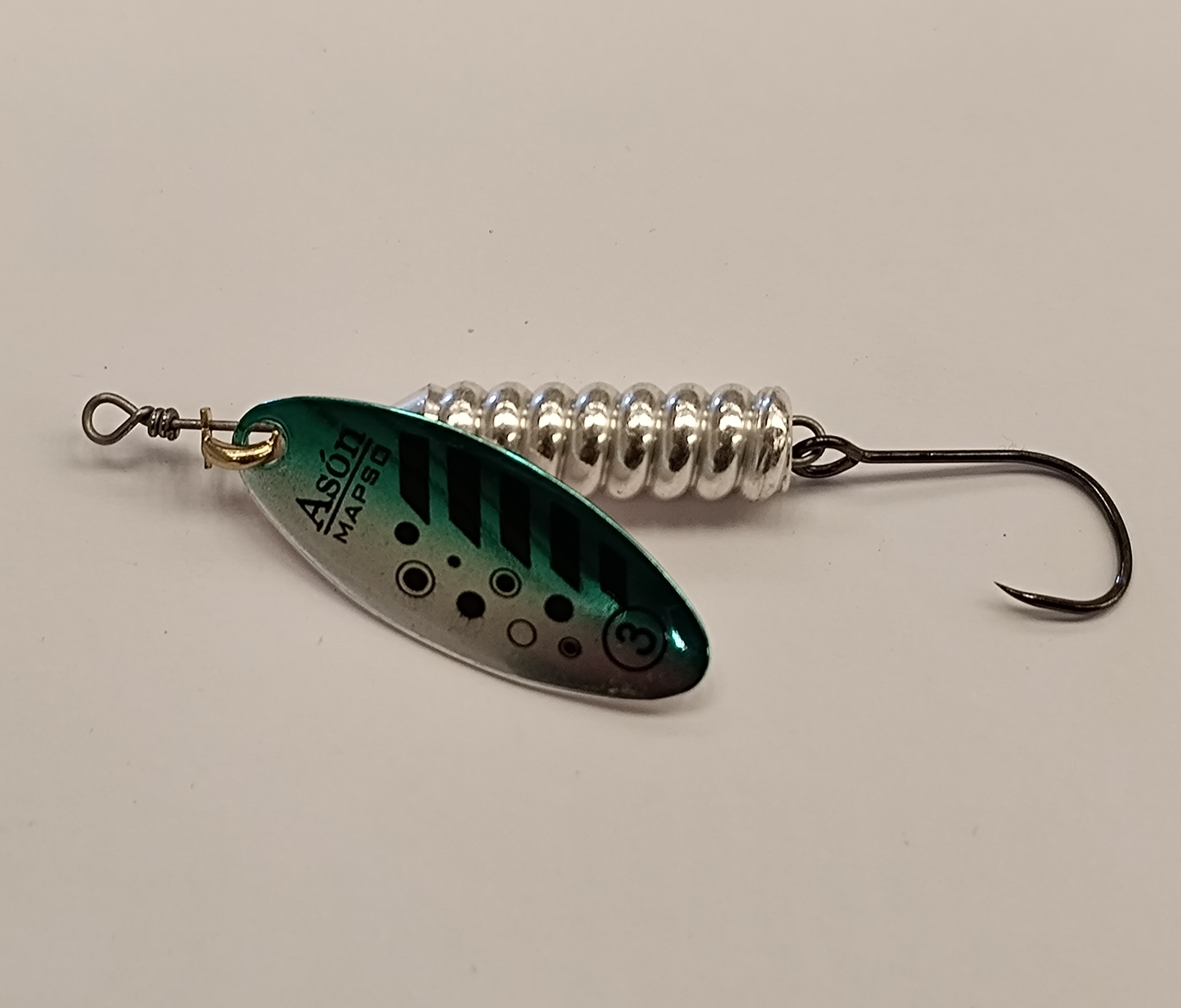 CUCHARILLA MAPSO ASON 3B -12gr - PNV (1 ANZUELO SIN MUERTE)