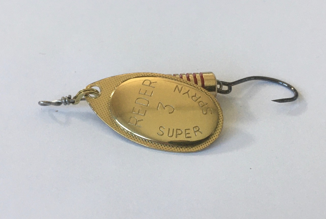 CUCHARILLA MAPSO REDER Nº 3 ORO (1 ANZUELO SIN MUERTE)
