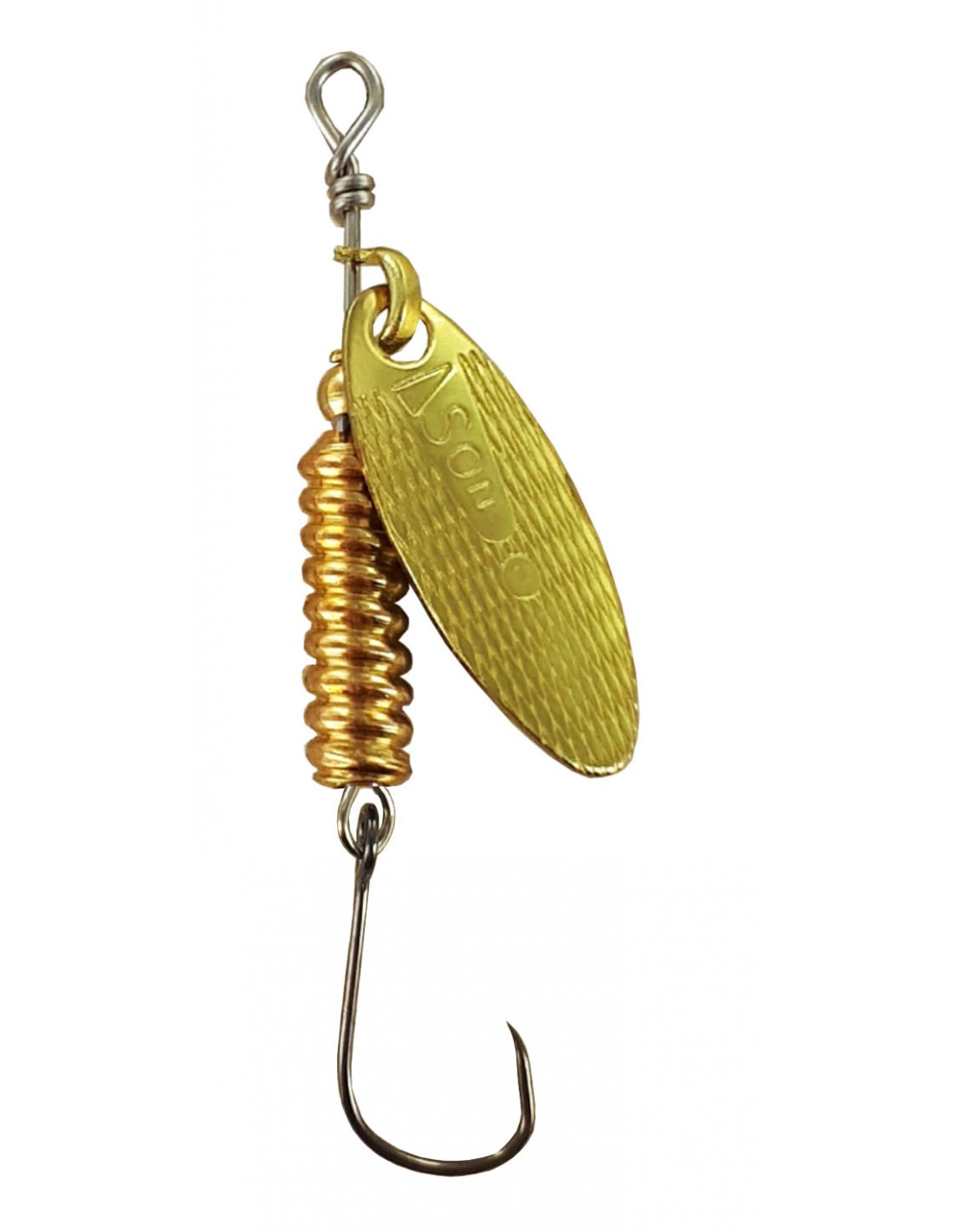 CUCHARILLA MAPSO ASON 3B -12gr - ORO (1 ANZUELO SIN MUERTE)