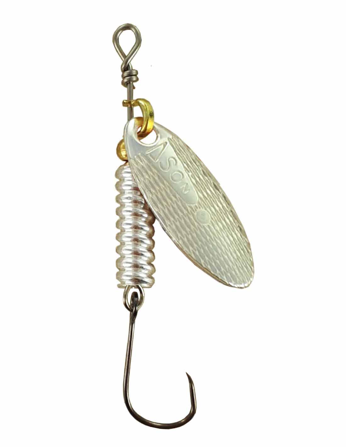 CUCHARILLA MAPSO ASON 3B -12gr - PLATA (1 ANZUELO SIN MUERTE)