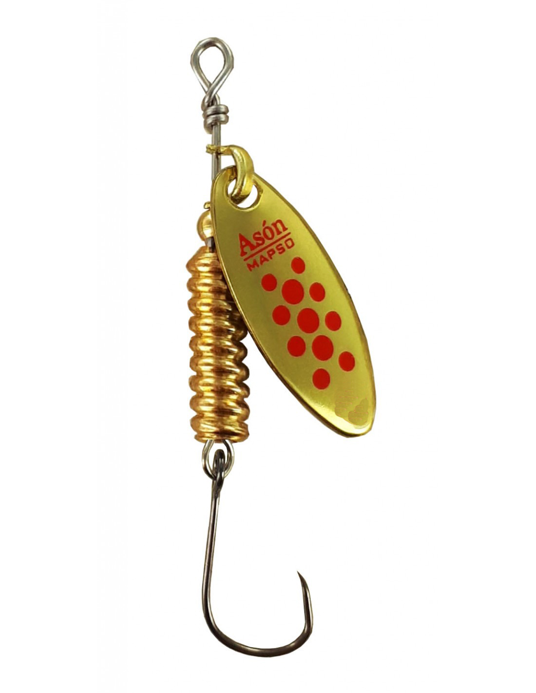 CUCHARILLA MAPSO ASON 3B -12gr -OR (1 ANZUELO SIN MUERTE)