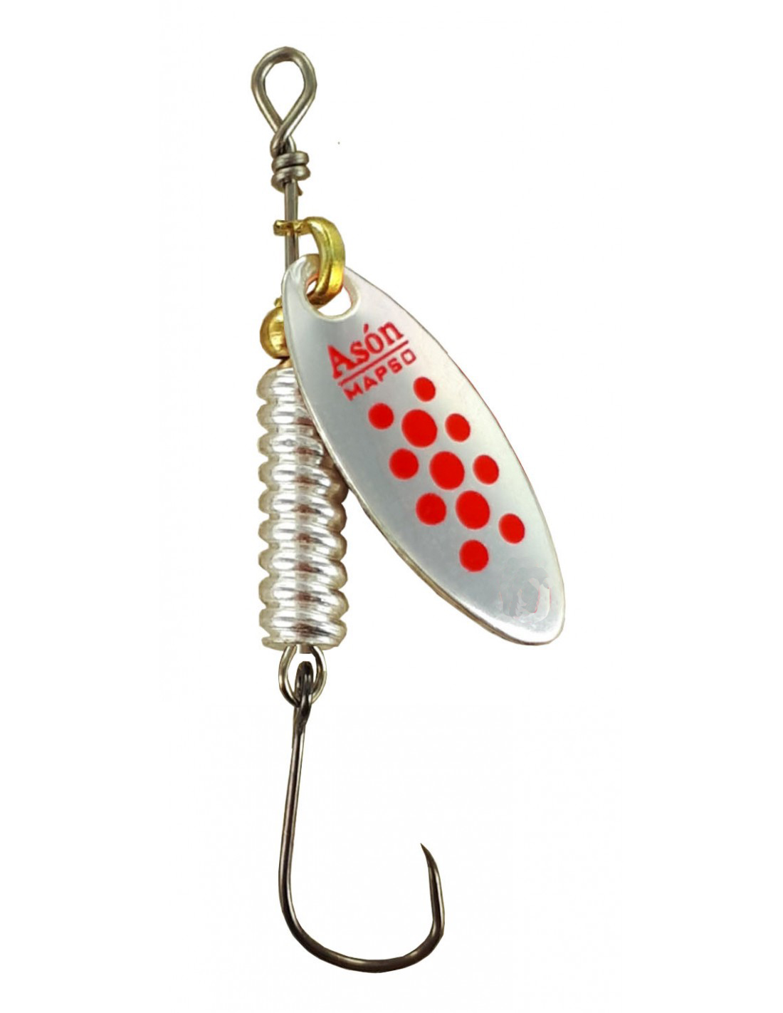 CUCHARILLA MAPSO ASON 3B -12gr - PR (1 ANZUELO SIN MUERTE)