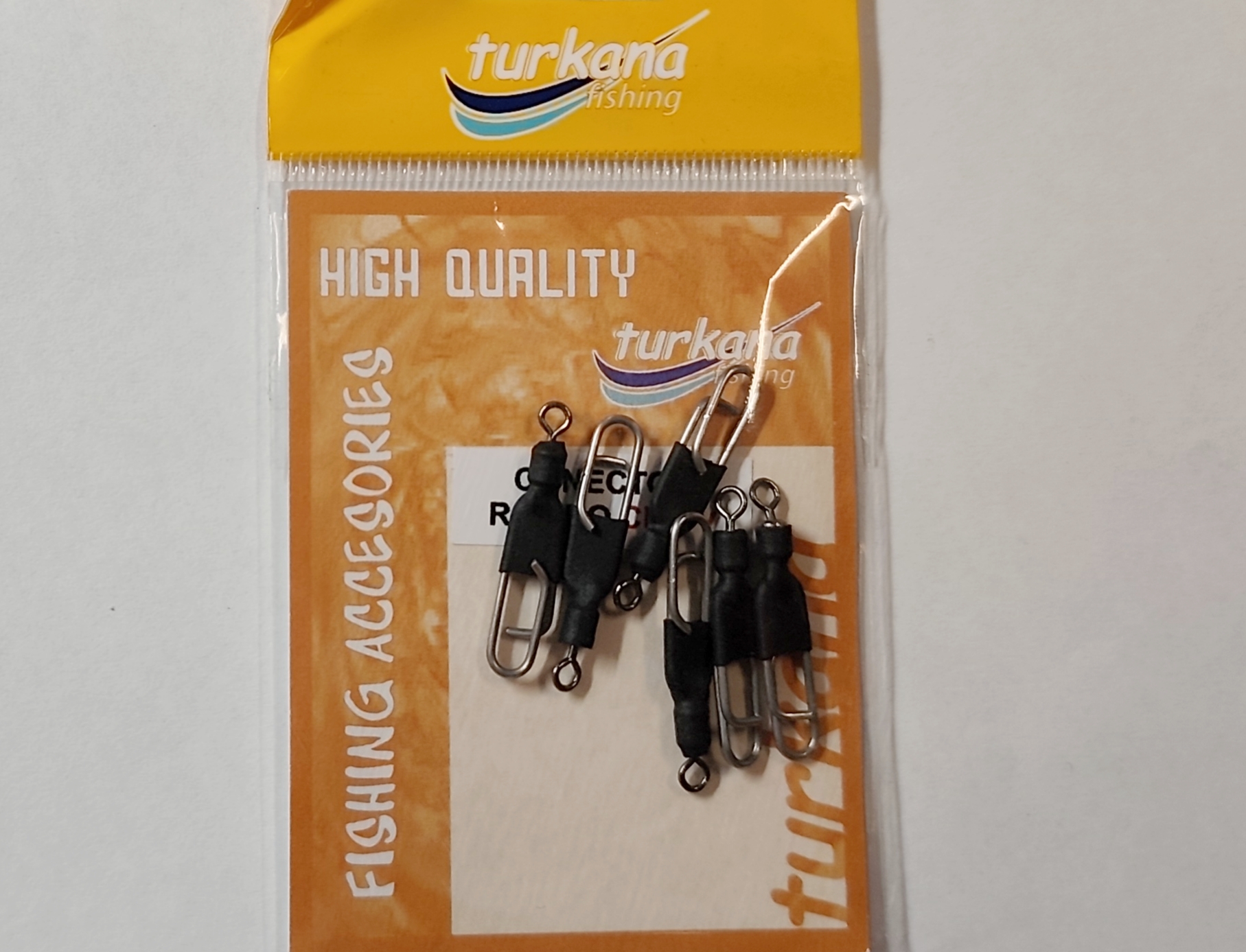 TURKANA CONECTOR RAPIDO CRC V - NEGRO (6 unidades)
