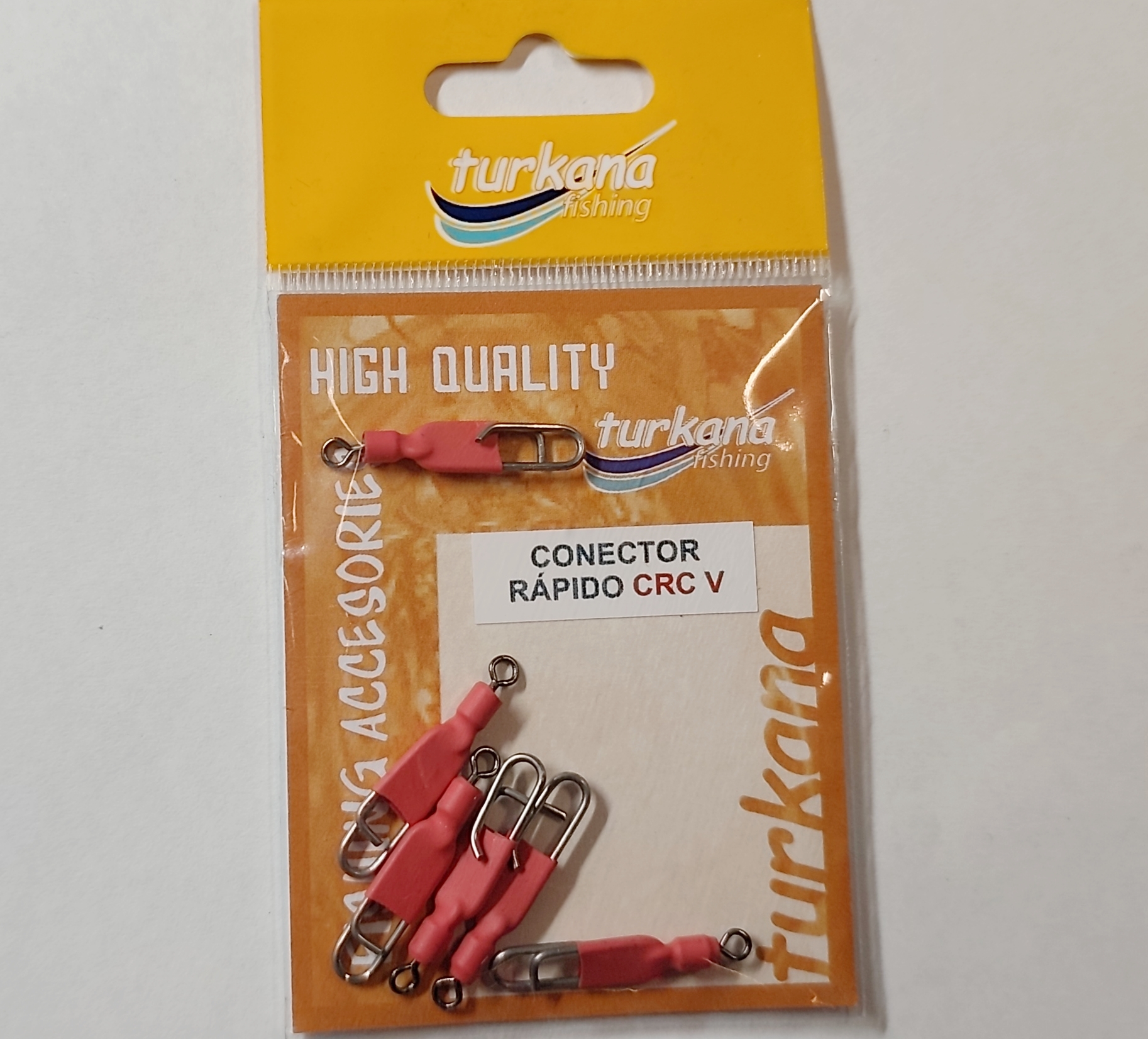 TURKANA CONECTOR RAPIDO CRC V - ROJO (6 unidades)