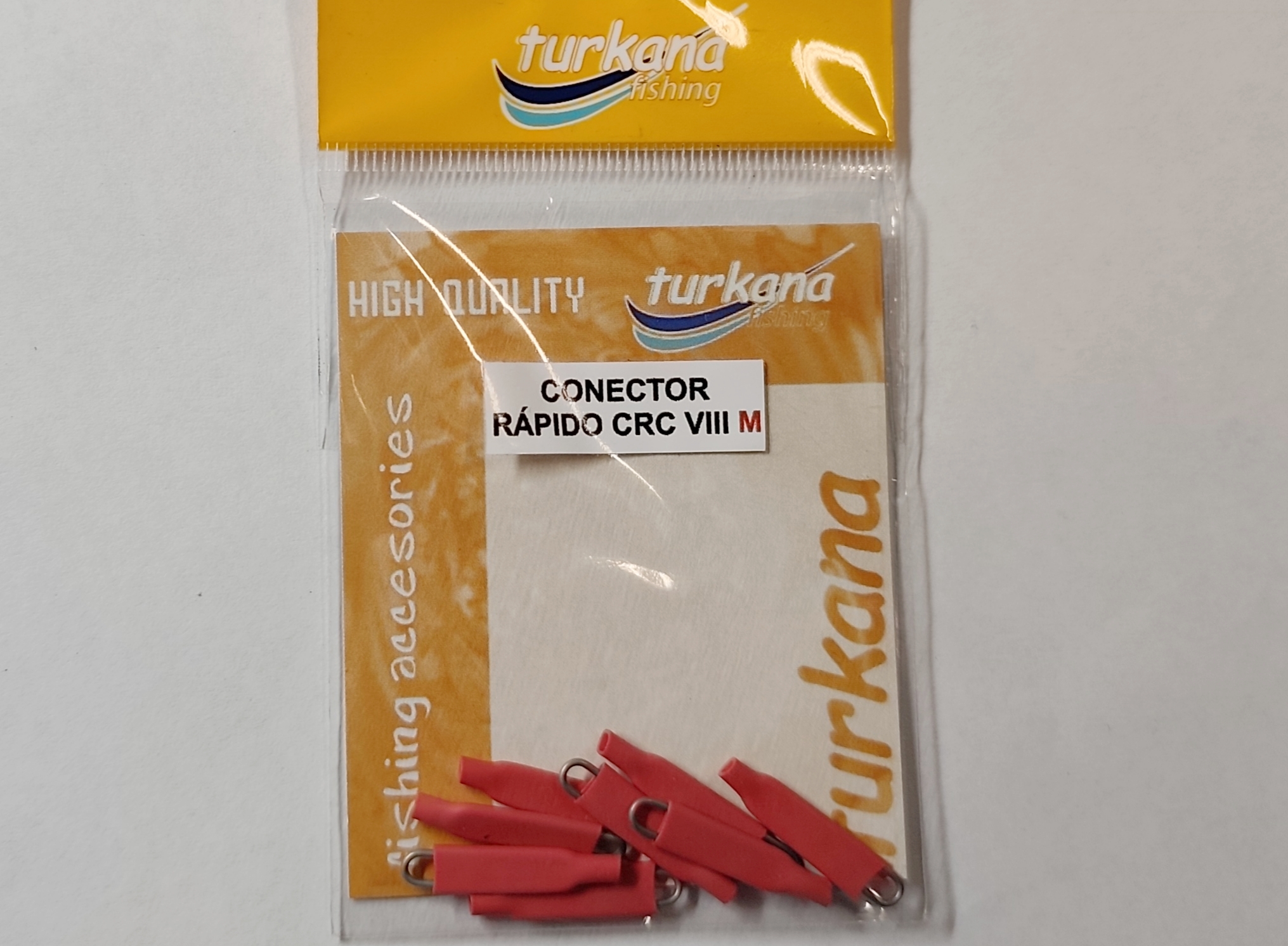 TURKANA CONECTOR RAPIDO CRC VIII M - ROJO (8 unidades)