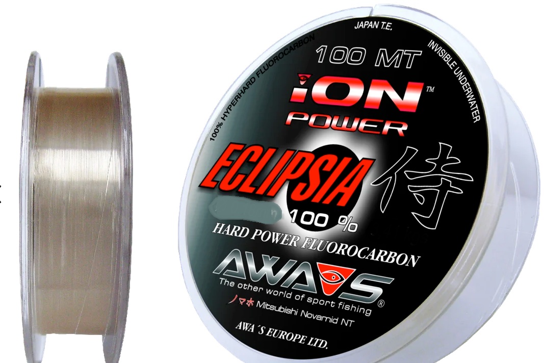 NYLON AWA SHIMA FLUOROCARBON ECLIPSIA 100m 0.40mm 10.43kg