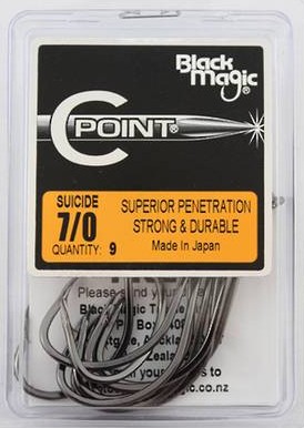 ANZUELO BLACK MAGIC 7/0 C.POINT (9 unidades)