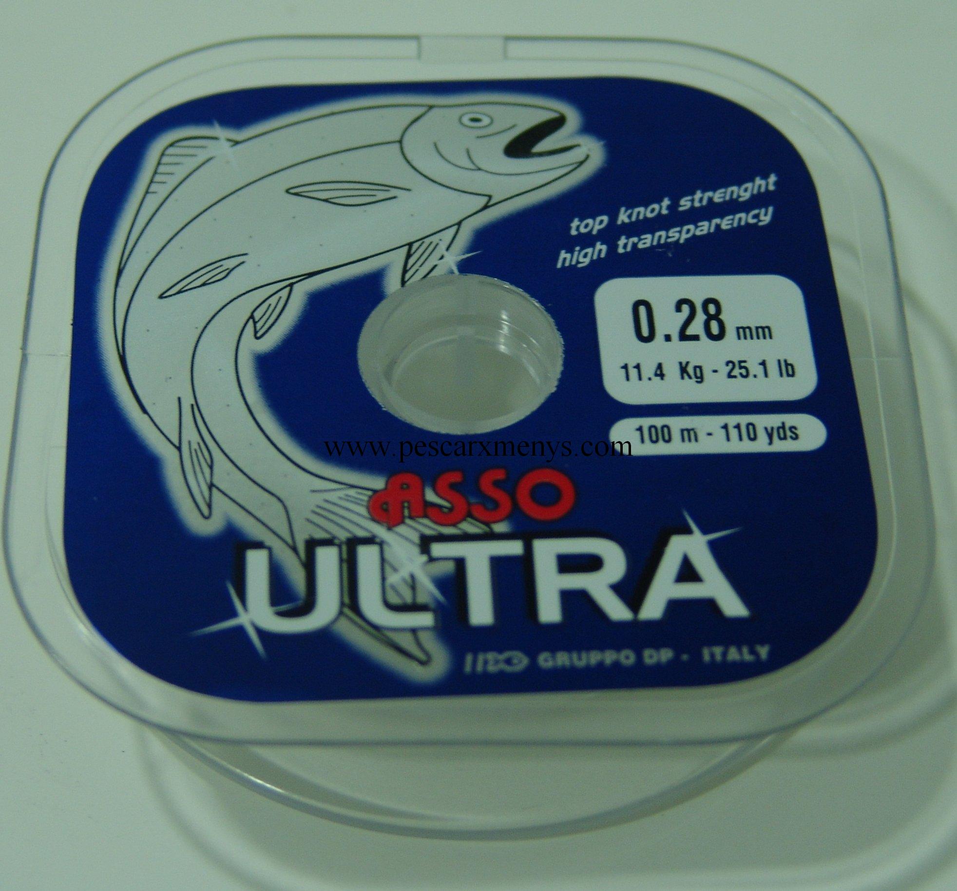 NYLON ASSO ULTRA 100m 0.28 11.4kg