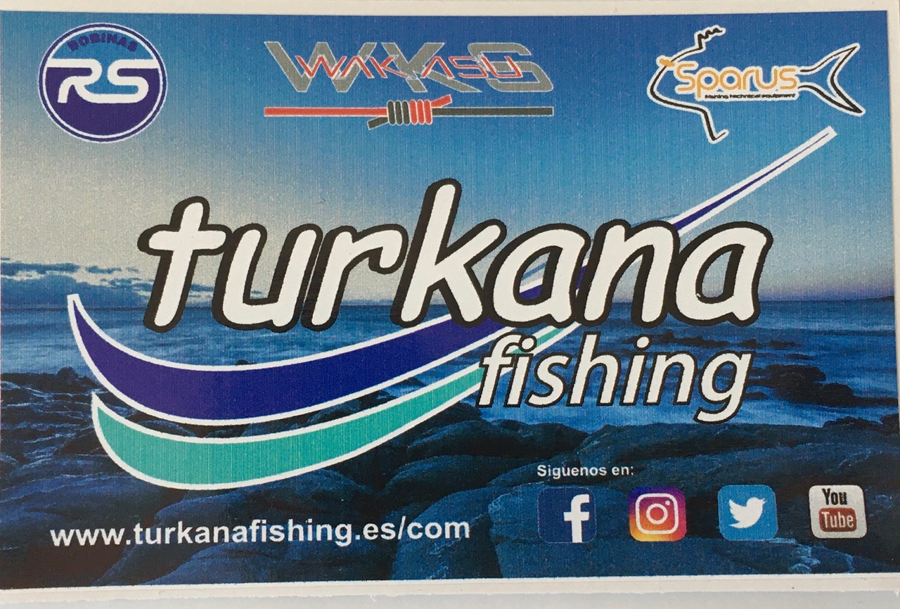 ADHESIVO TURKANA FISHING 11X7 cm [DECOLL0000324] - 0,50€ : Tienda online de  pesca