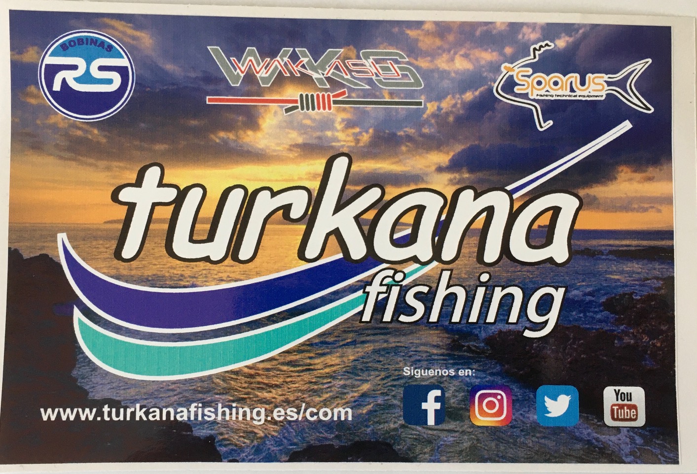 ADHESIVO TURKANA FISHING 17X11 cm