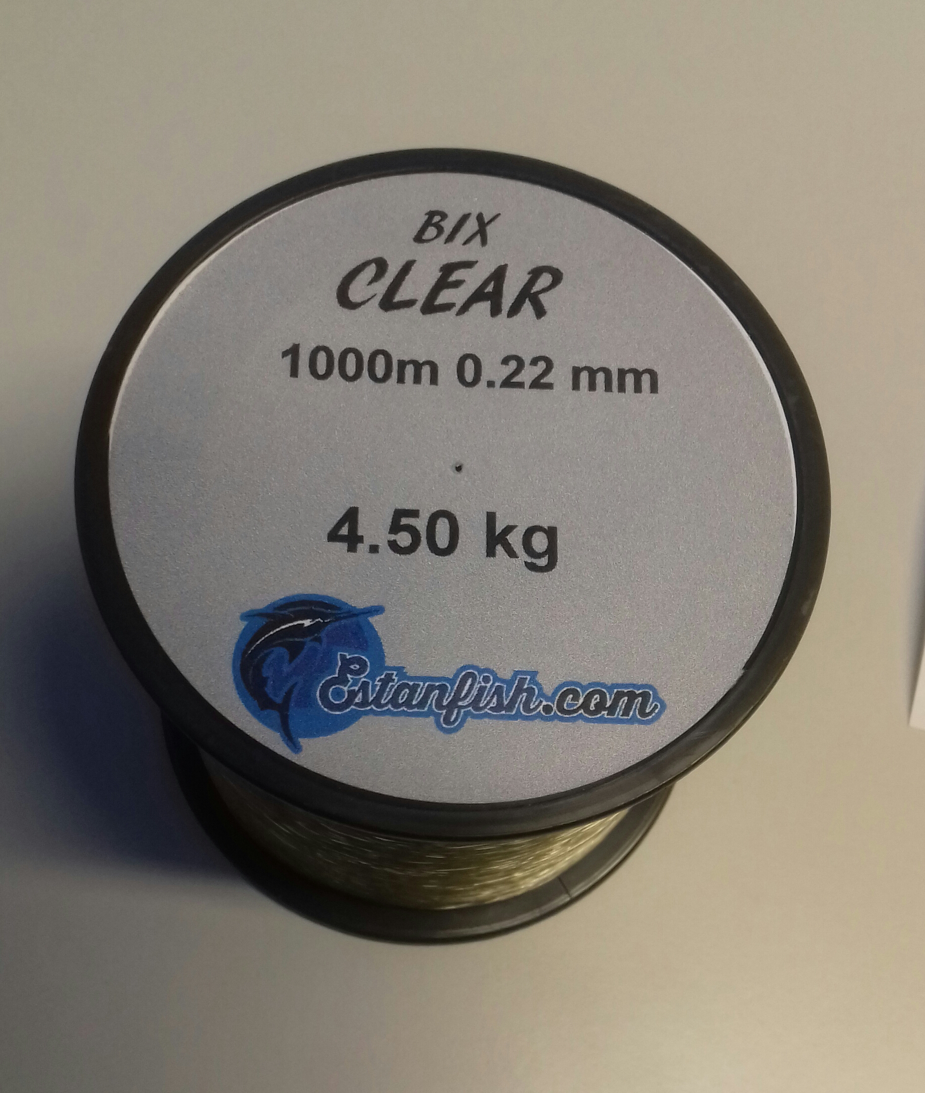 ESTANFISH NYLON BIX CLEAR 0.22 1000m 4,50 kg (color olive)
